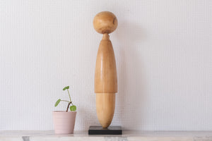 Exclusive Vintage Creative Kokeshi by the famous Shozan Shido 志形尚山 (1932-1995) | 33,5 cm