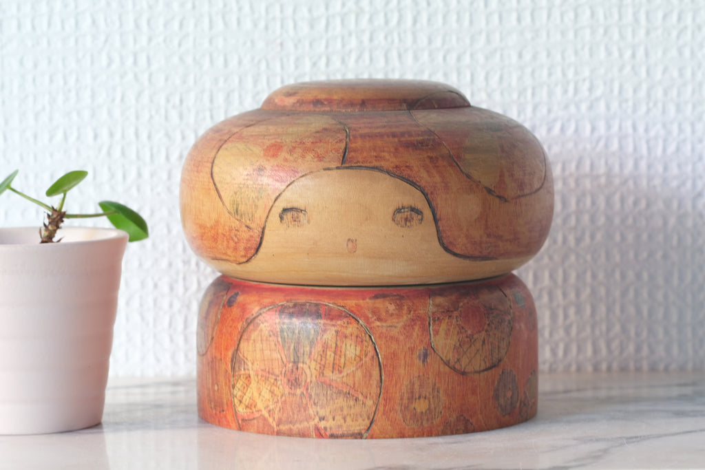 Rare Vintage Sosaku Kokeshi | 10,5 cm