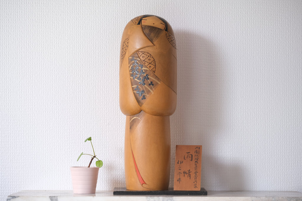 Exclusive Vintage Kokeshi by Inosuke Kobayashi (1931-unknown) | 38,5 cm