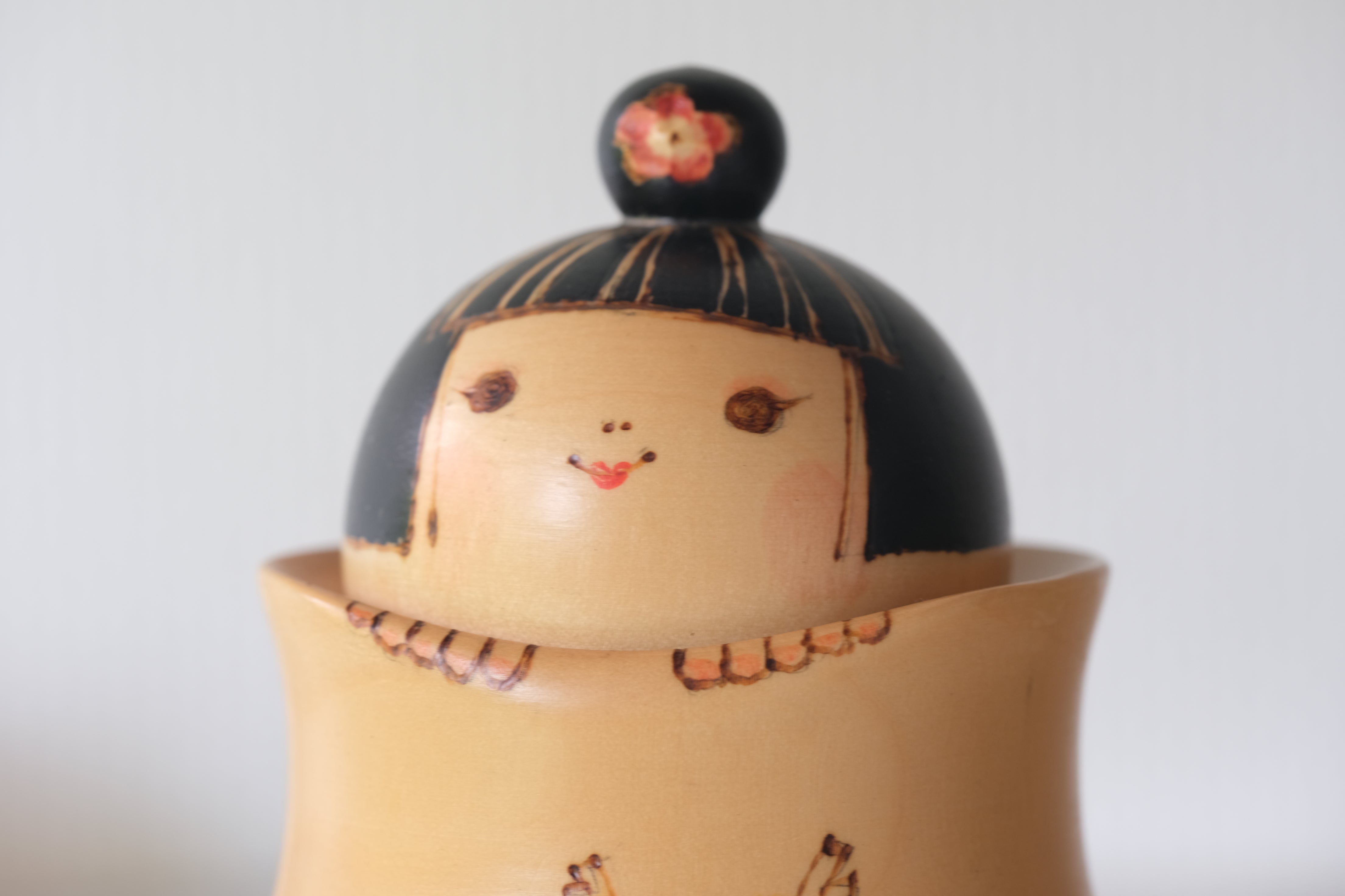 Vintage Sosaku Kokeshi By Kato Tatsuo (1940-) | 15 cm