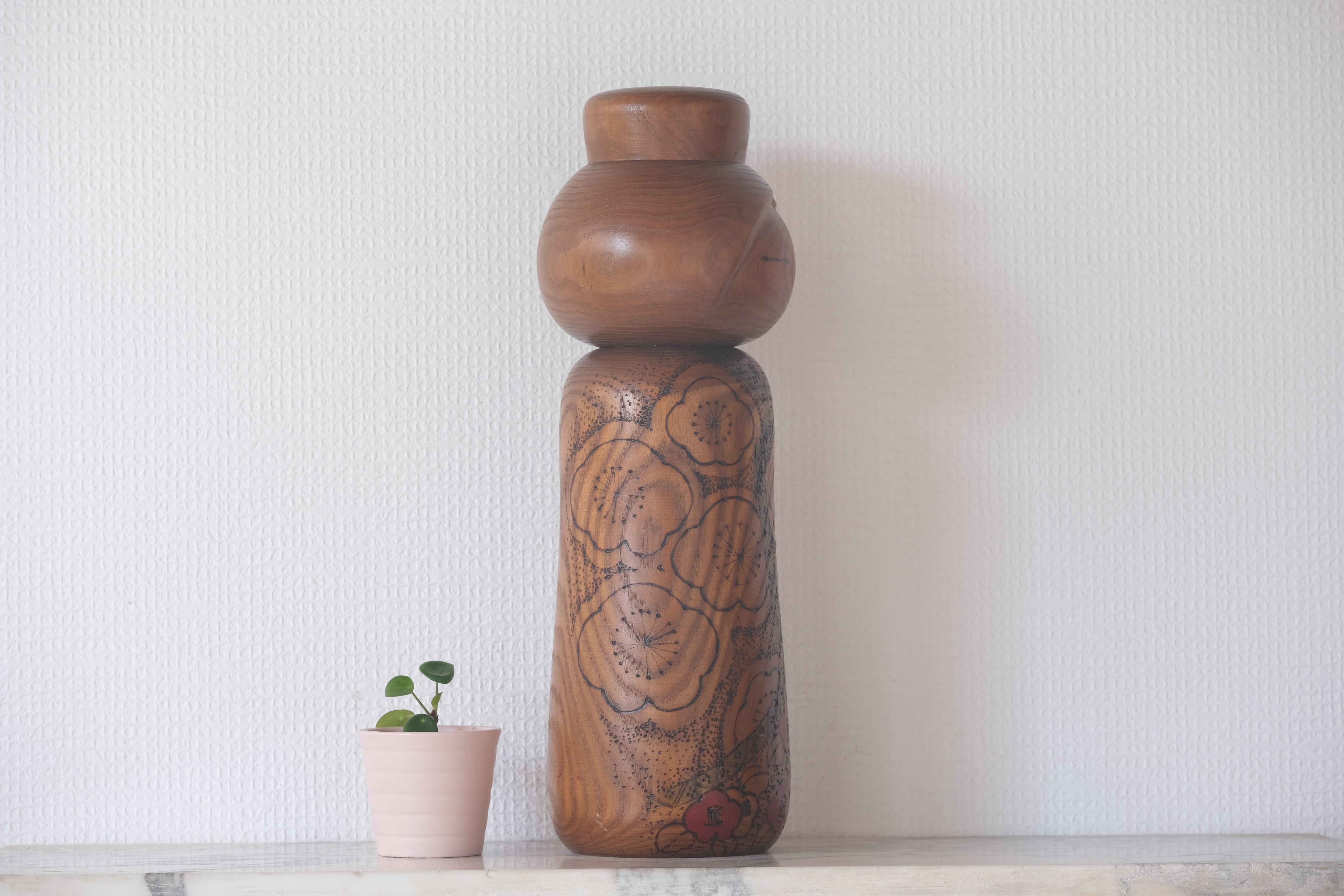 Exclusive Vintage Creative Kokeshi by Kazuo Takamizawa /高見沢一夫 (1927- ) | 36 cm