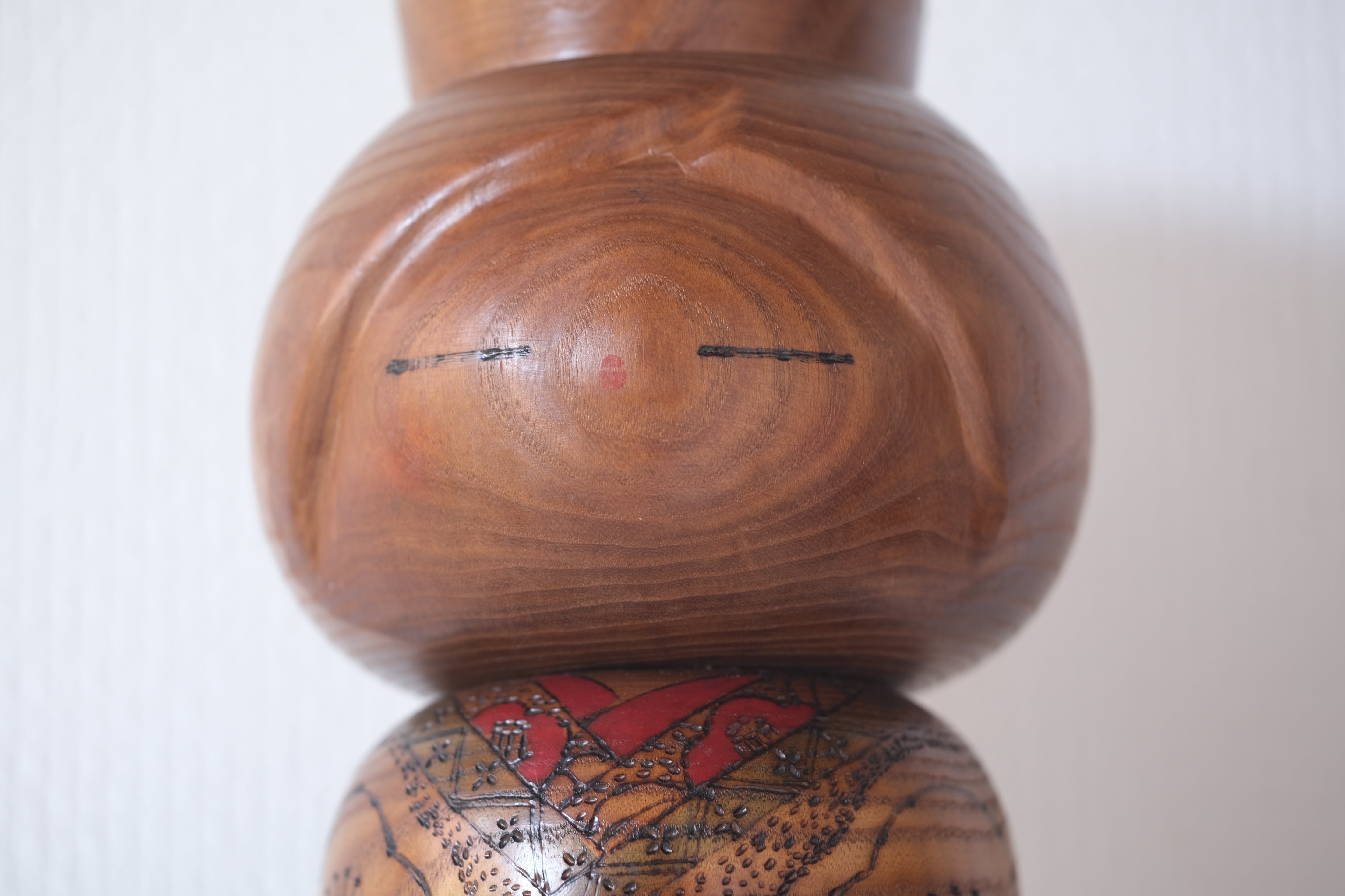 Exclusive Vintage Creative Kokeshi by Kazuo Takamizawa /高見沢一夫 (1927- ) | 36 cm