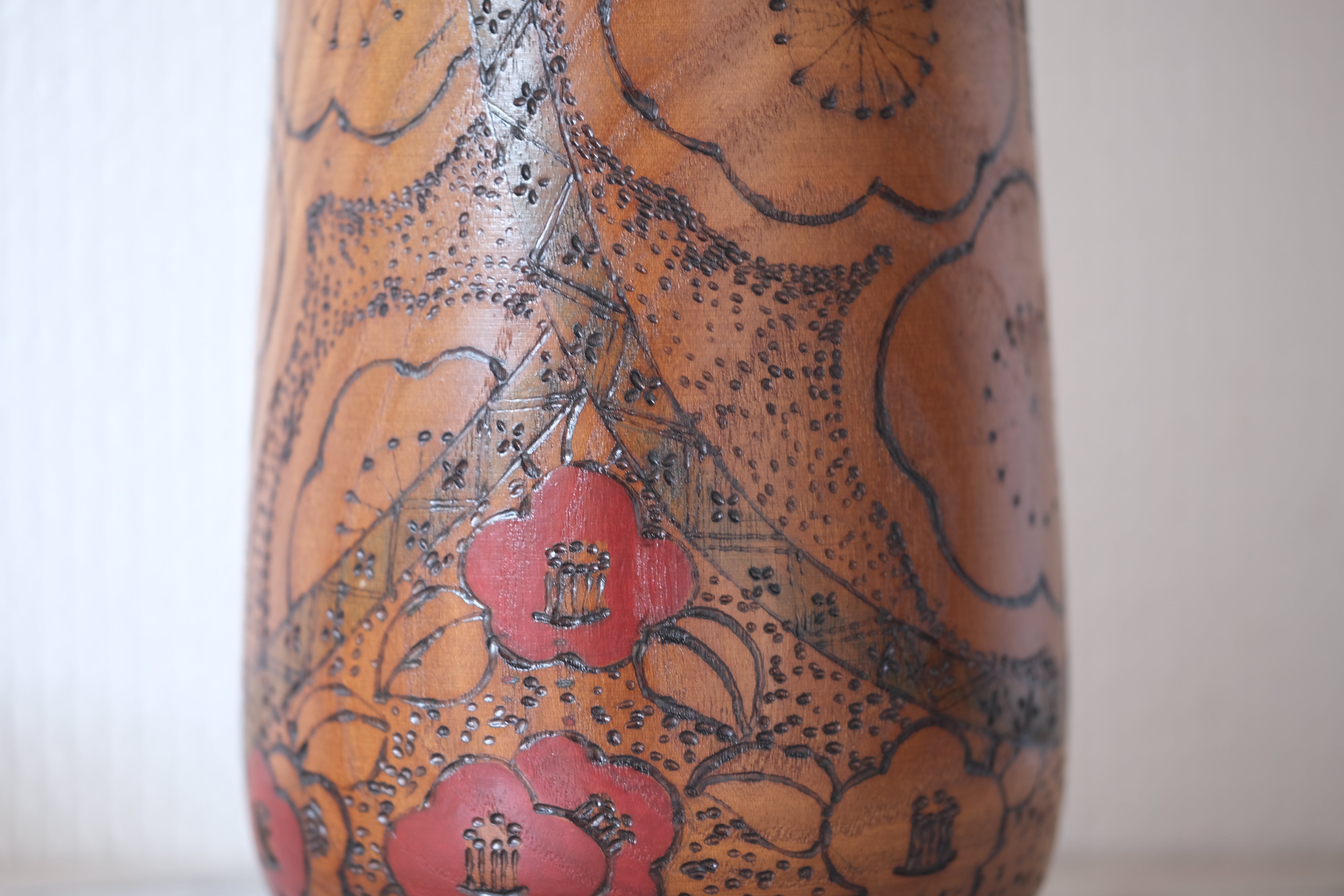 Exclusive Vintage Creative Kokeshi by Kazuo Takamizawa /高見沢一夫 (1927- ) | 36 cm