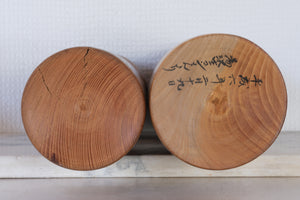 Exclusive Pair of Vintage Kijiyama Kokeshi by Onodera Koraku | 30 cm