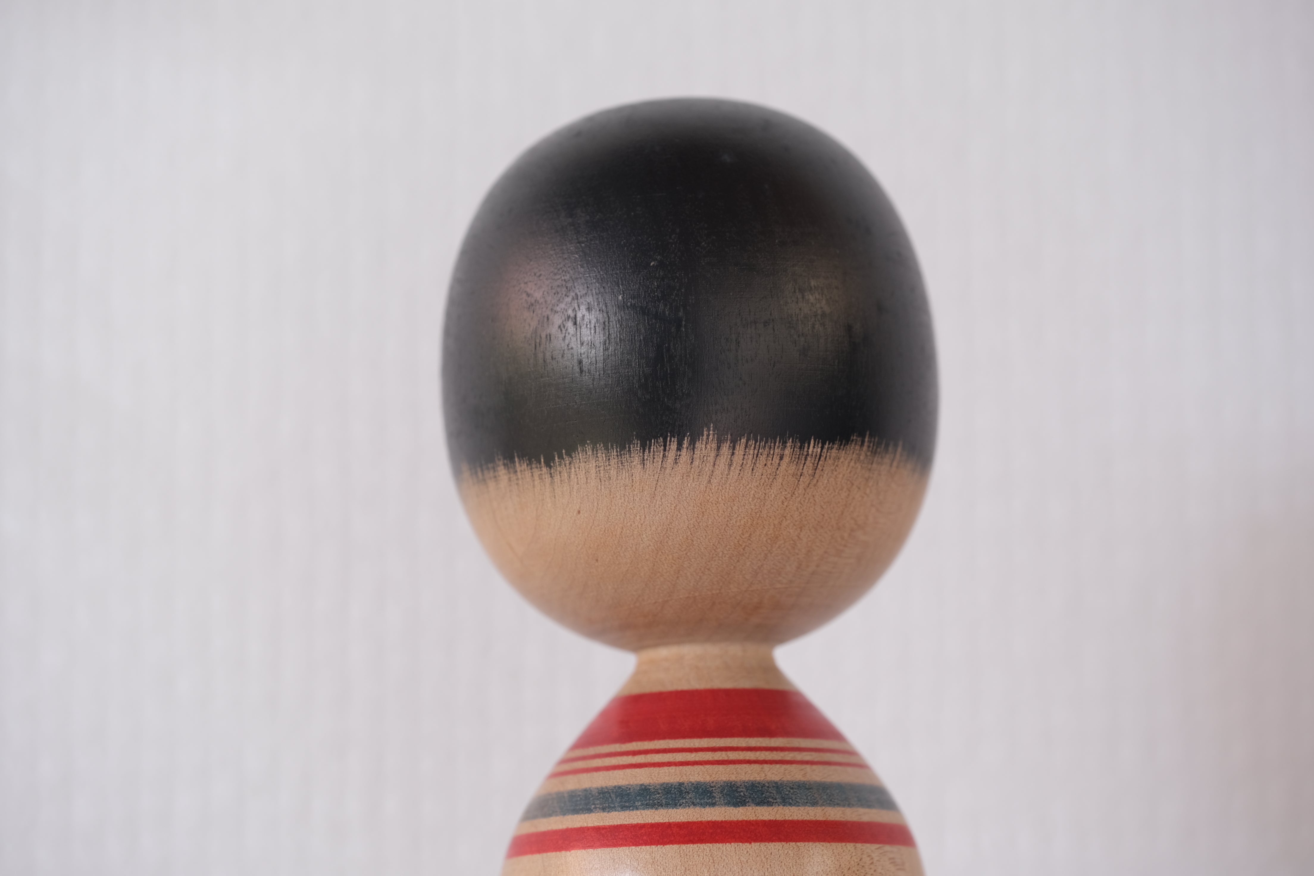 Vintage Tsugaru Kokeshi with Daruma | 24 cm