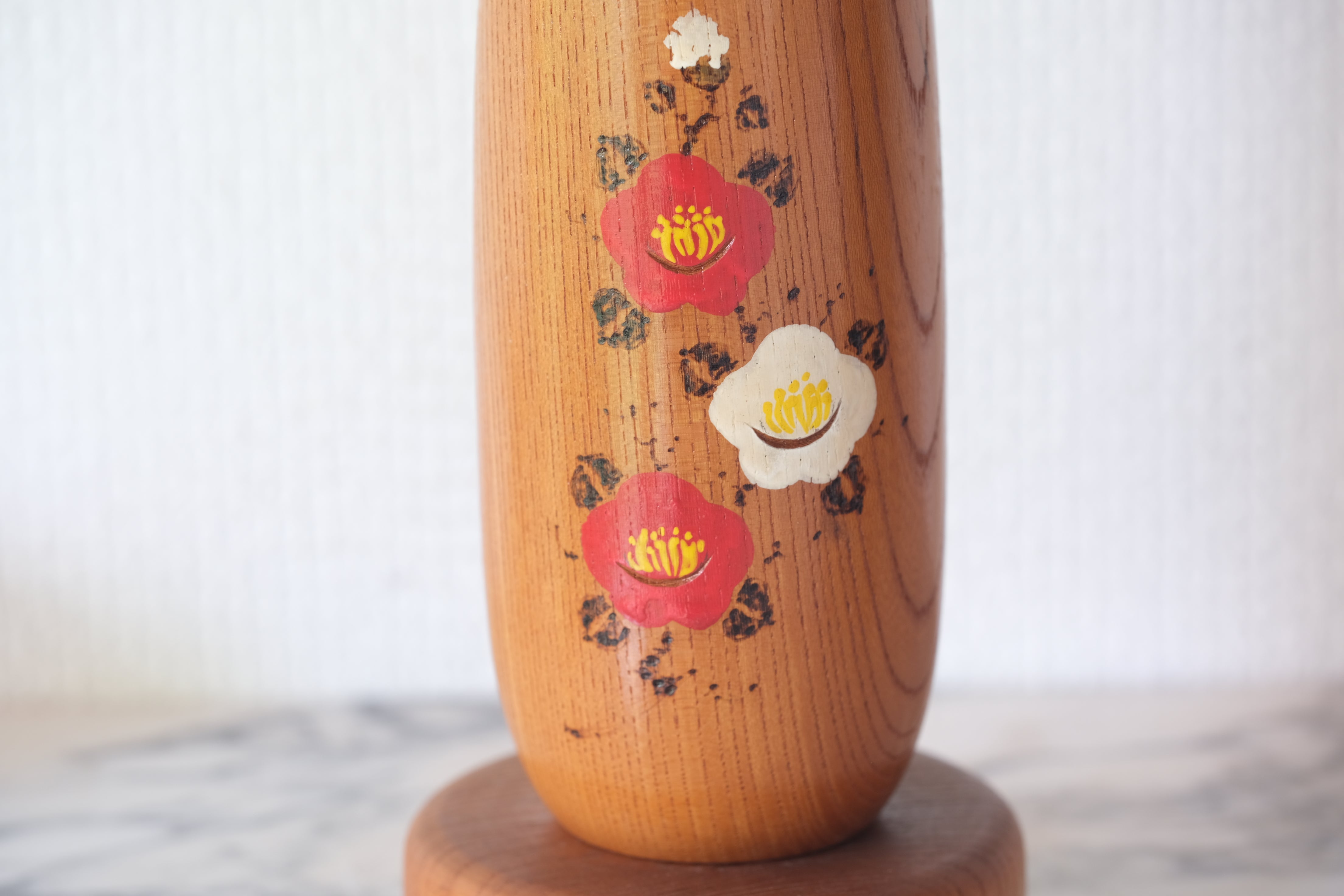 Cute Vintage Creative Kokeshi attributed to Chiyomatsu Kanou (1935-) | 21 cm