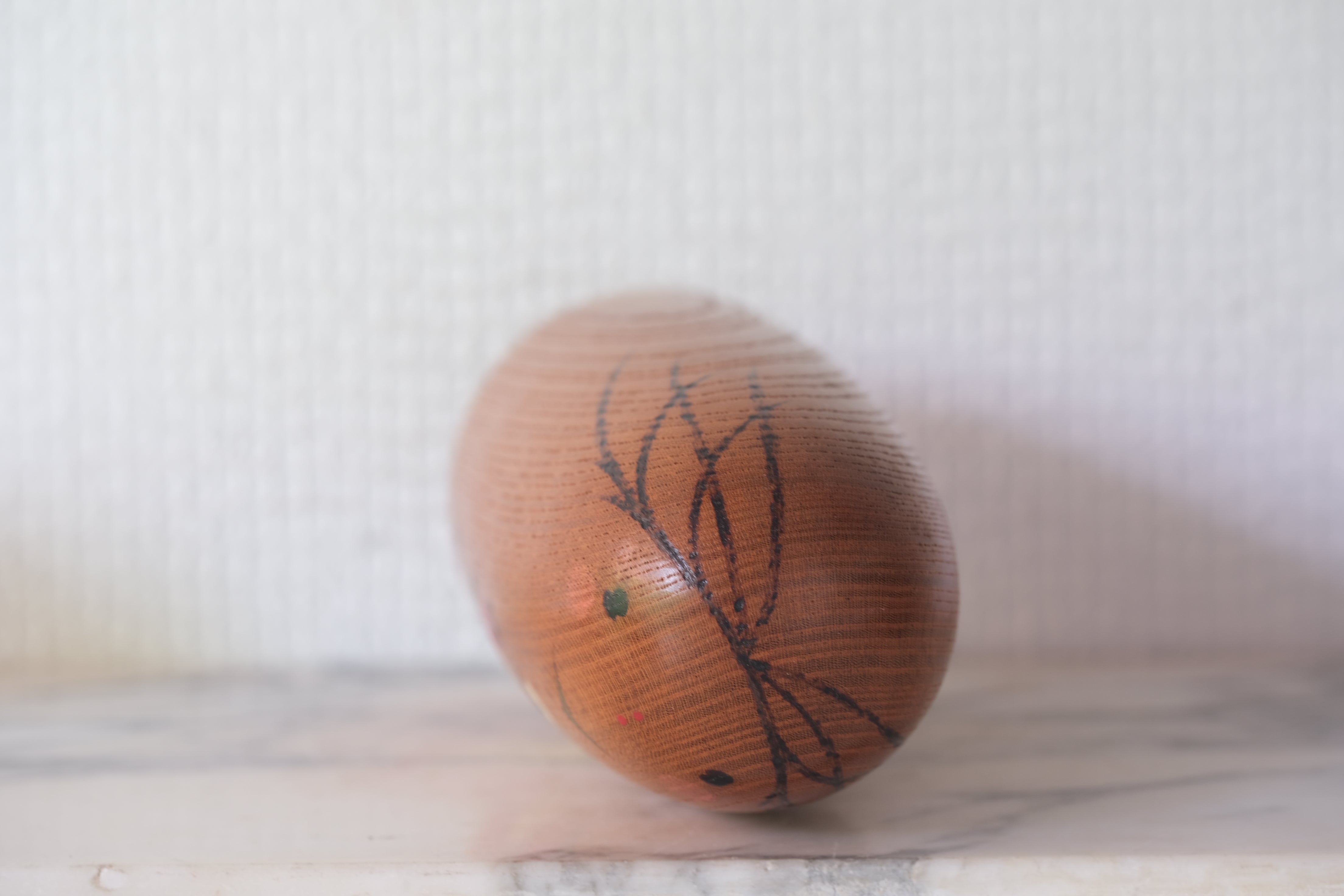 Cute Vintage Creative Kokeshi attributed to Chiyomatsu Kanou (1935-) | 21 cm