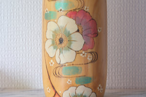 Large Gumma Kokeshi with Flowers | 33,5 cm