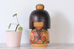 Rare Vintage Gumma Kokeshi By Kazuo Takamizawa 高見沢一夫 (1927-) | 18 cm