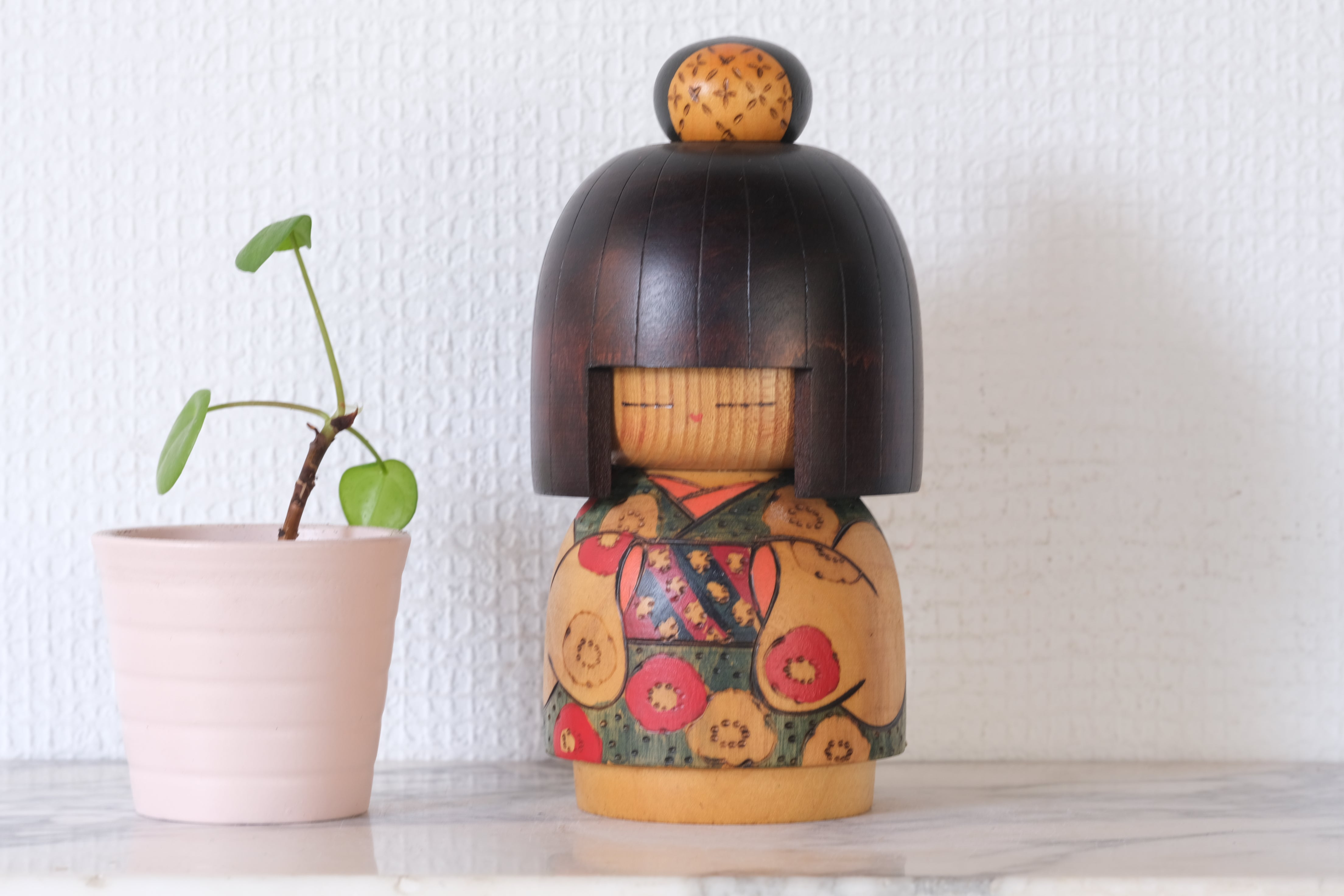 Rare Vintage Gumma Kokeshi By Kazuo Takamizawa 高見沢一夫 (1927-) | 18 cm