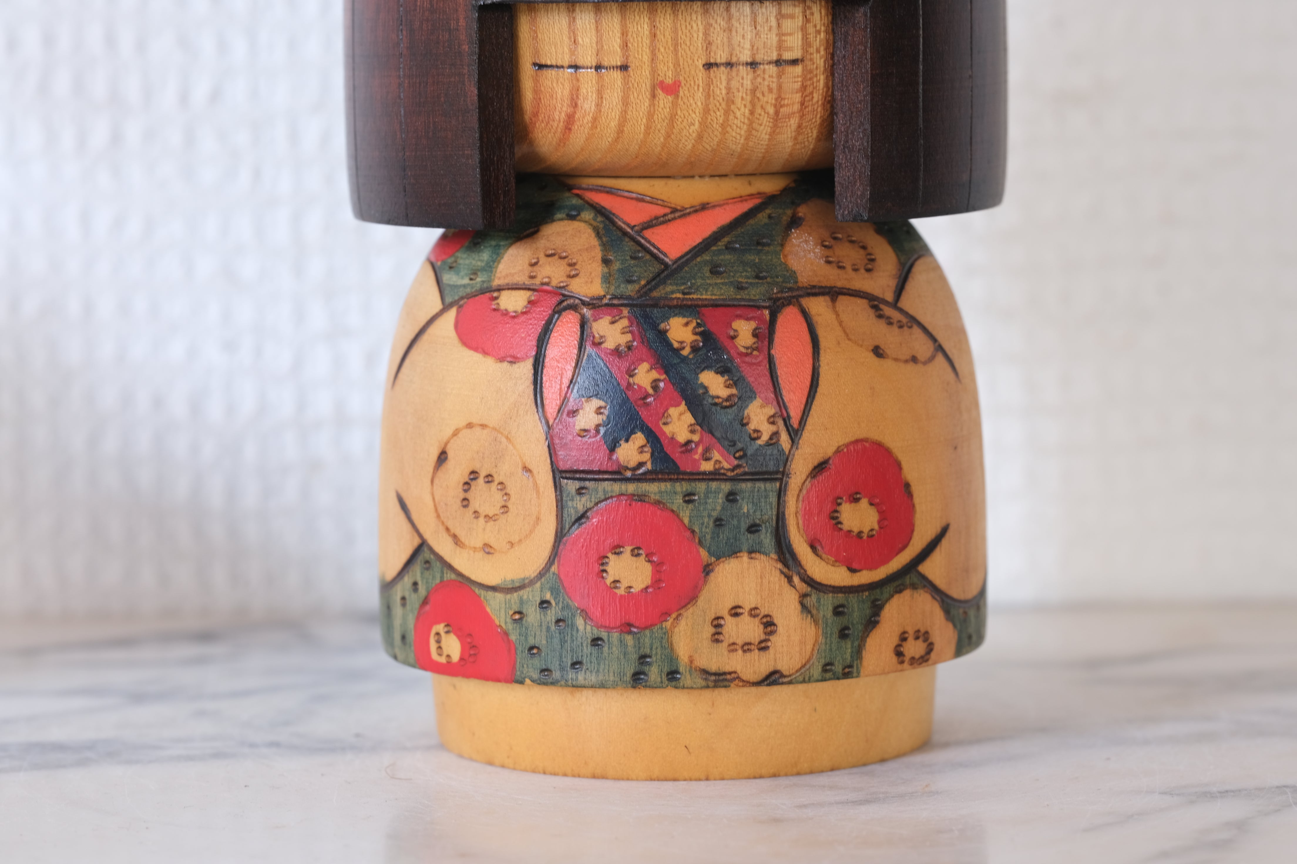 Rare Vintage Gumma Kokeshi By Kazuo Takamizawa 高見沢一夫 (1927-) | 18 cm