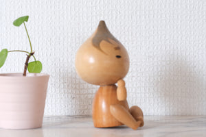 Cute Vintage Creative Kokeshi by Kazuo Takamizawa (1927-) | 12 cm