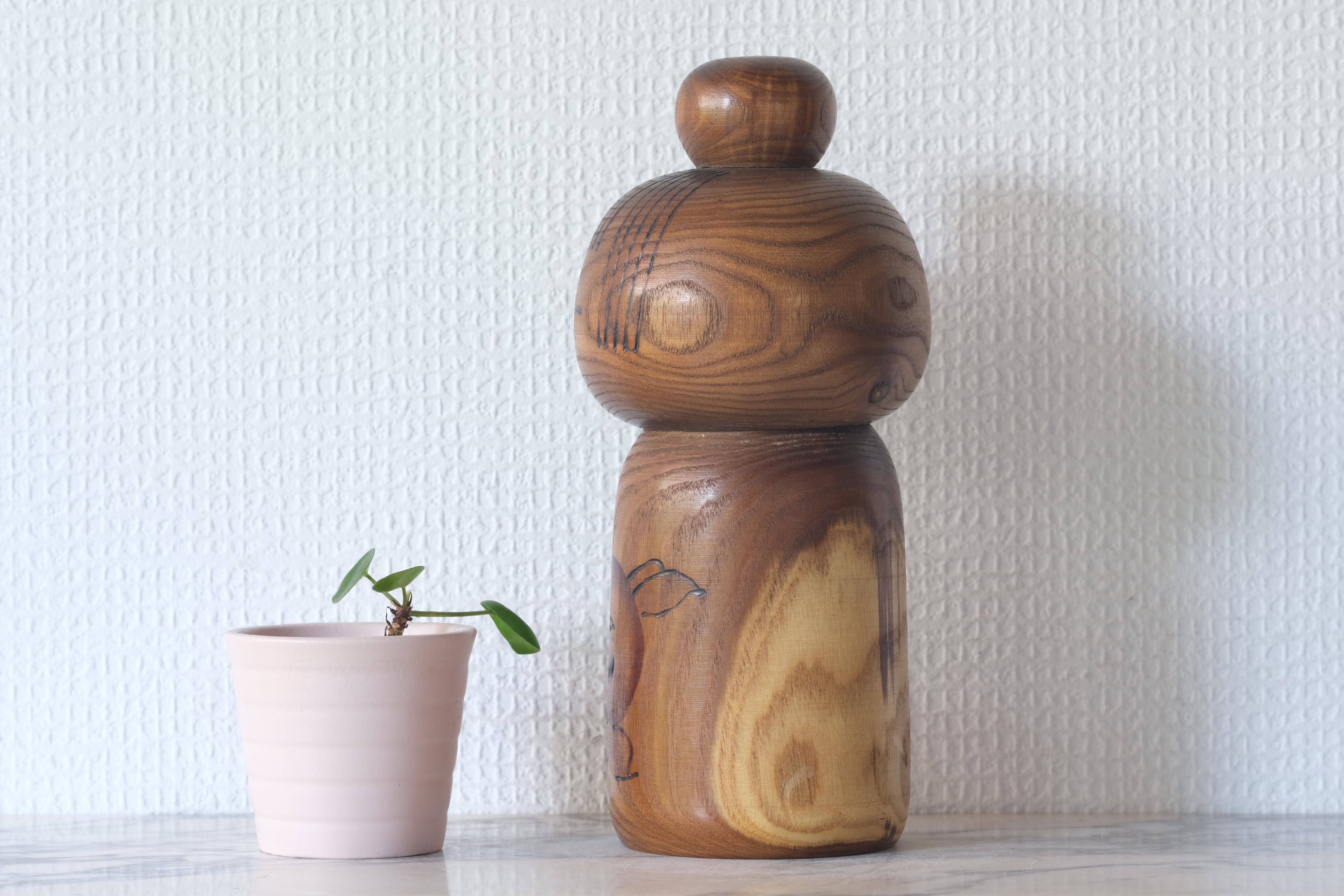 Vintage Creative Kokeshi by Kazuo Takamizawa 高見沢一夫 (1927-) | 21 cm