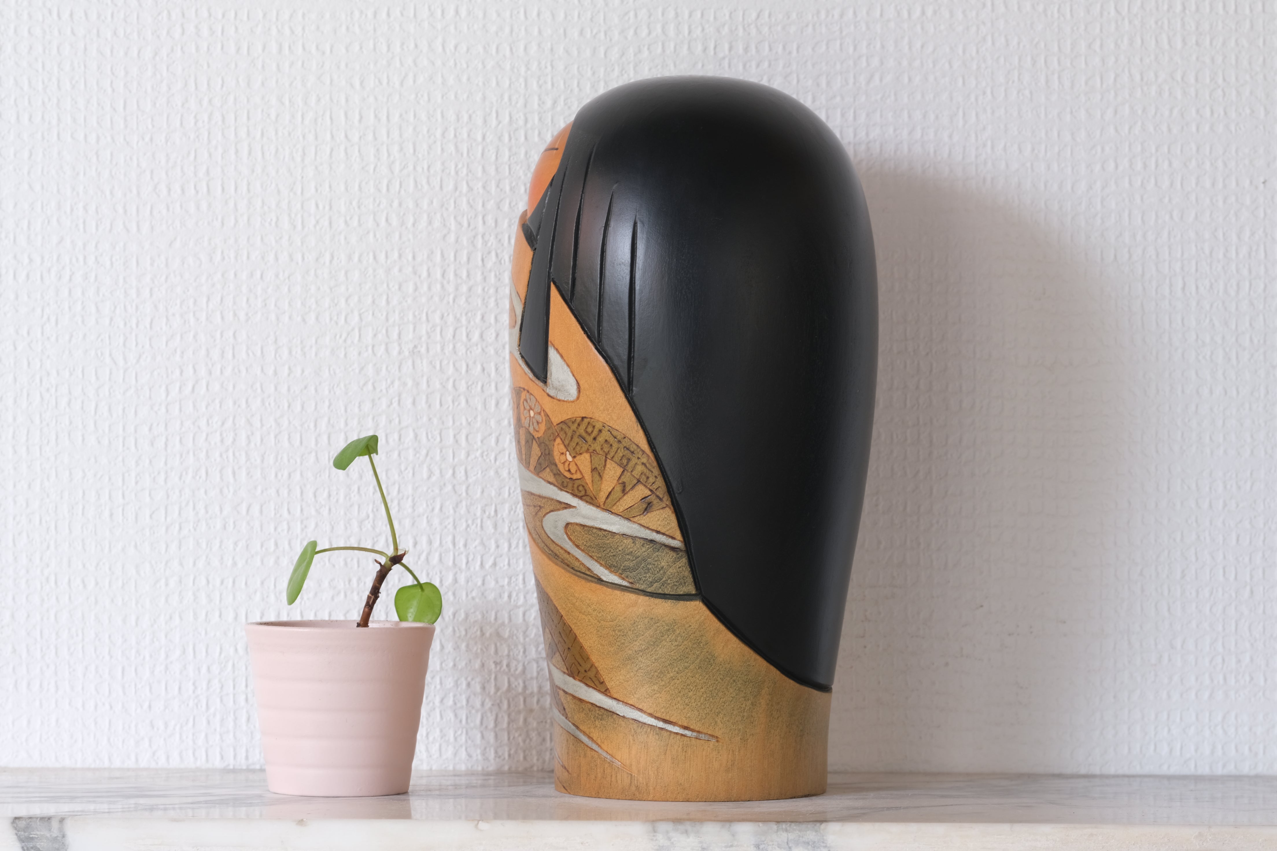 Rare Vintage Sosaku Kokeshi by Ishimura | 24 cm
