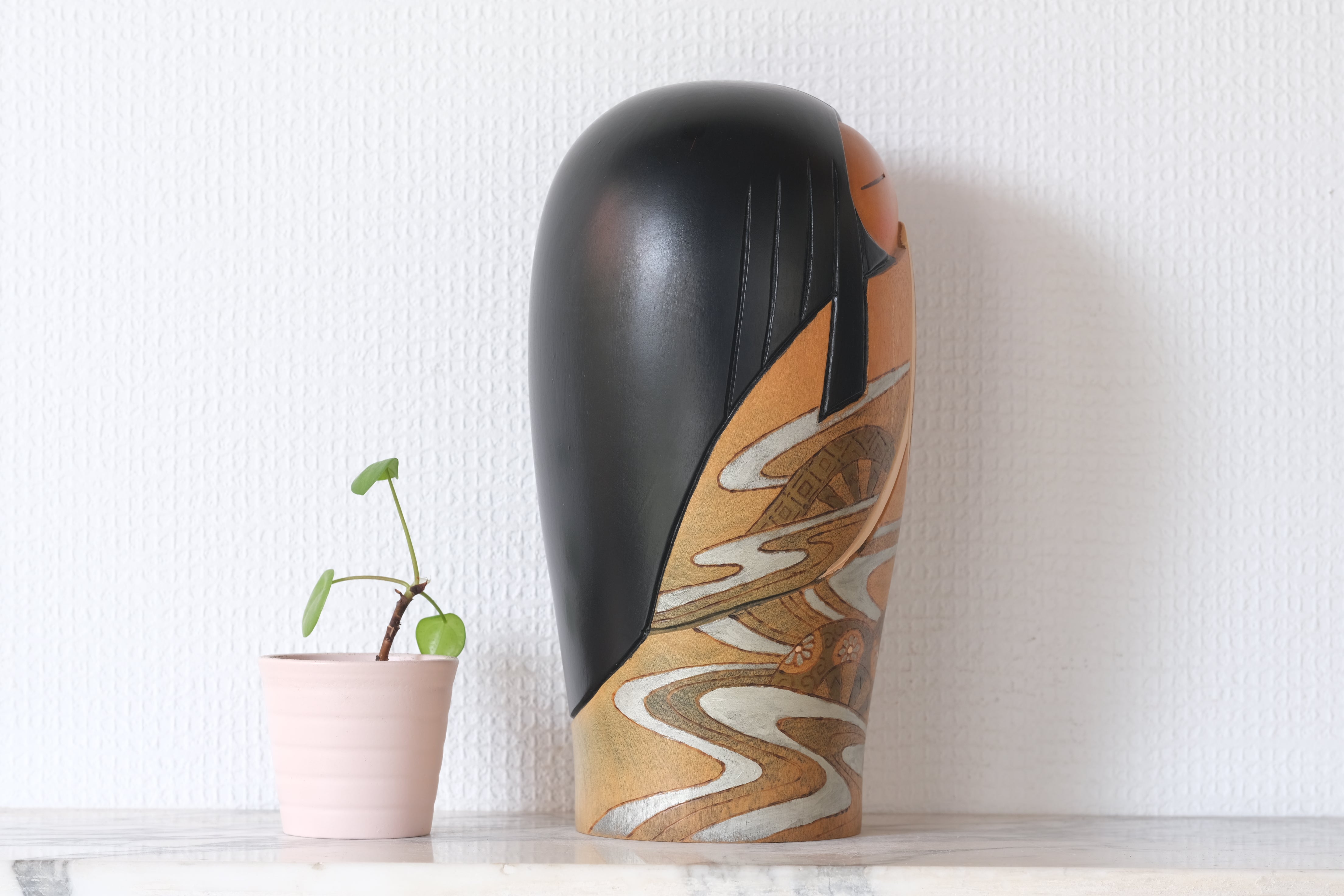 Rare Vintage Sosaku Kokeshi by Ishimura | 24 cm