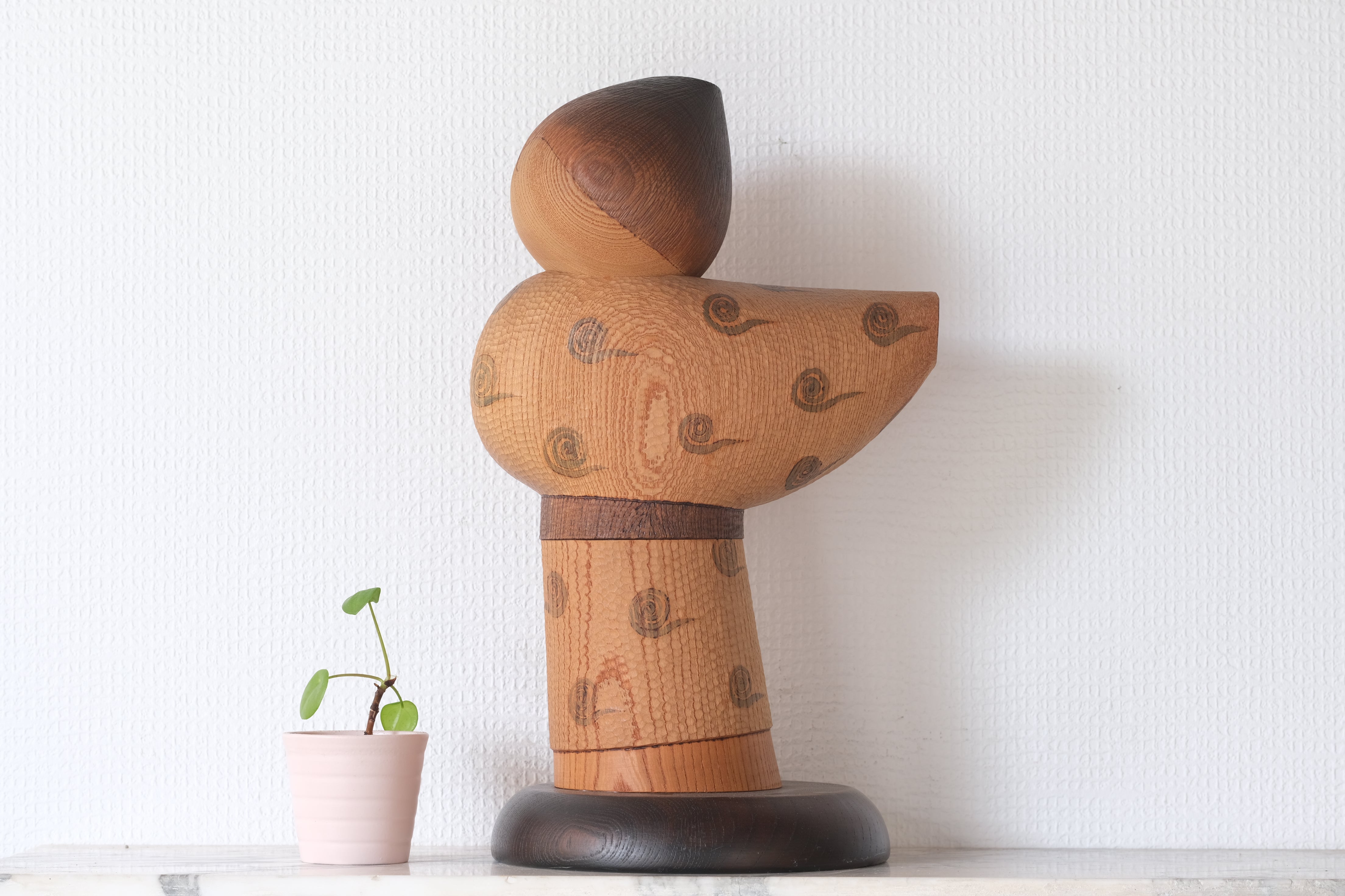 Exclusive Vintage Creative Kokeshi by Sansaku Sekiguchi 関口 三作 (1925-2018) | 36 cm