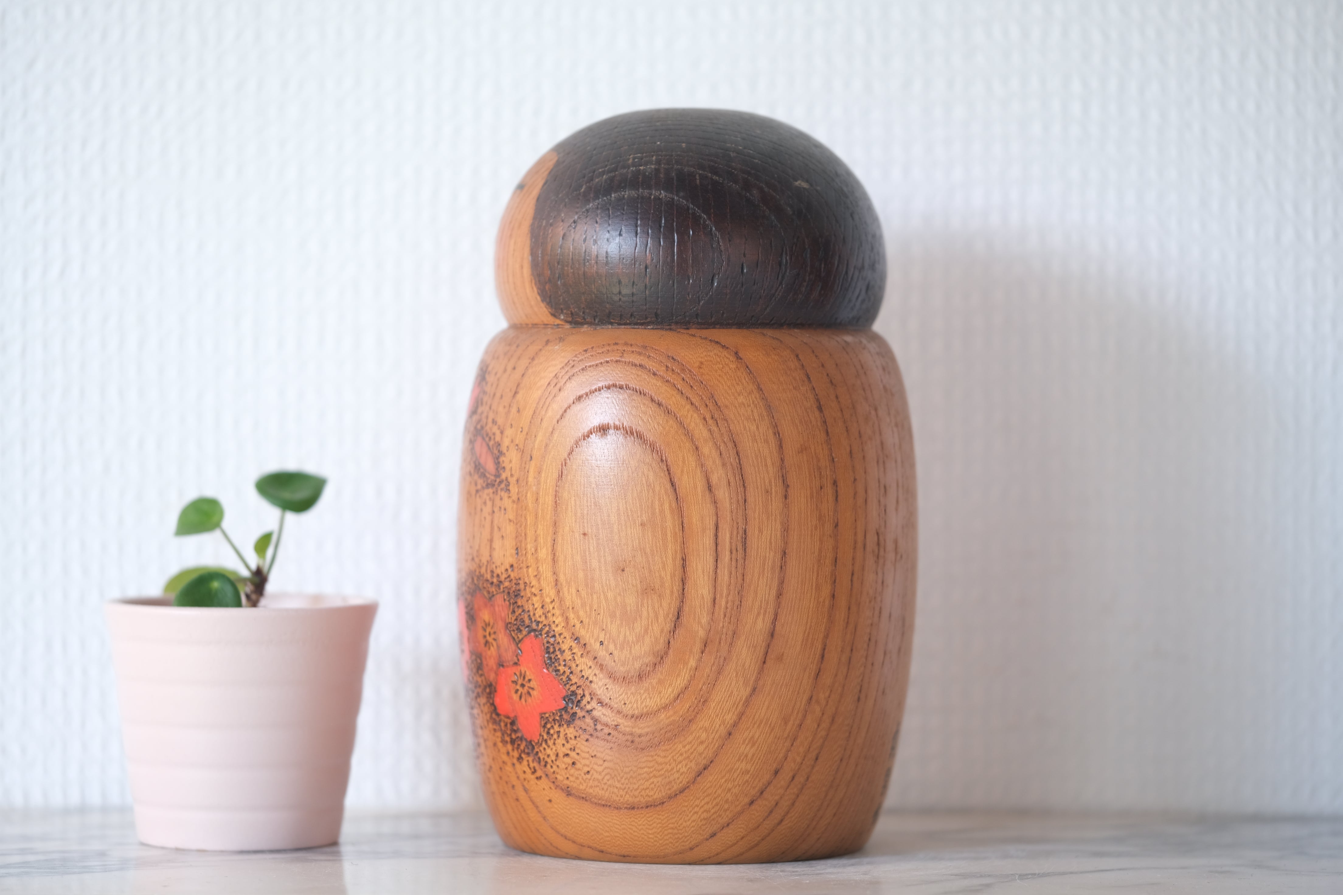 Rare Vintage Kokeshi by Sadao Kishi 岸貞夫 (1932-1998) | 17,5 cm