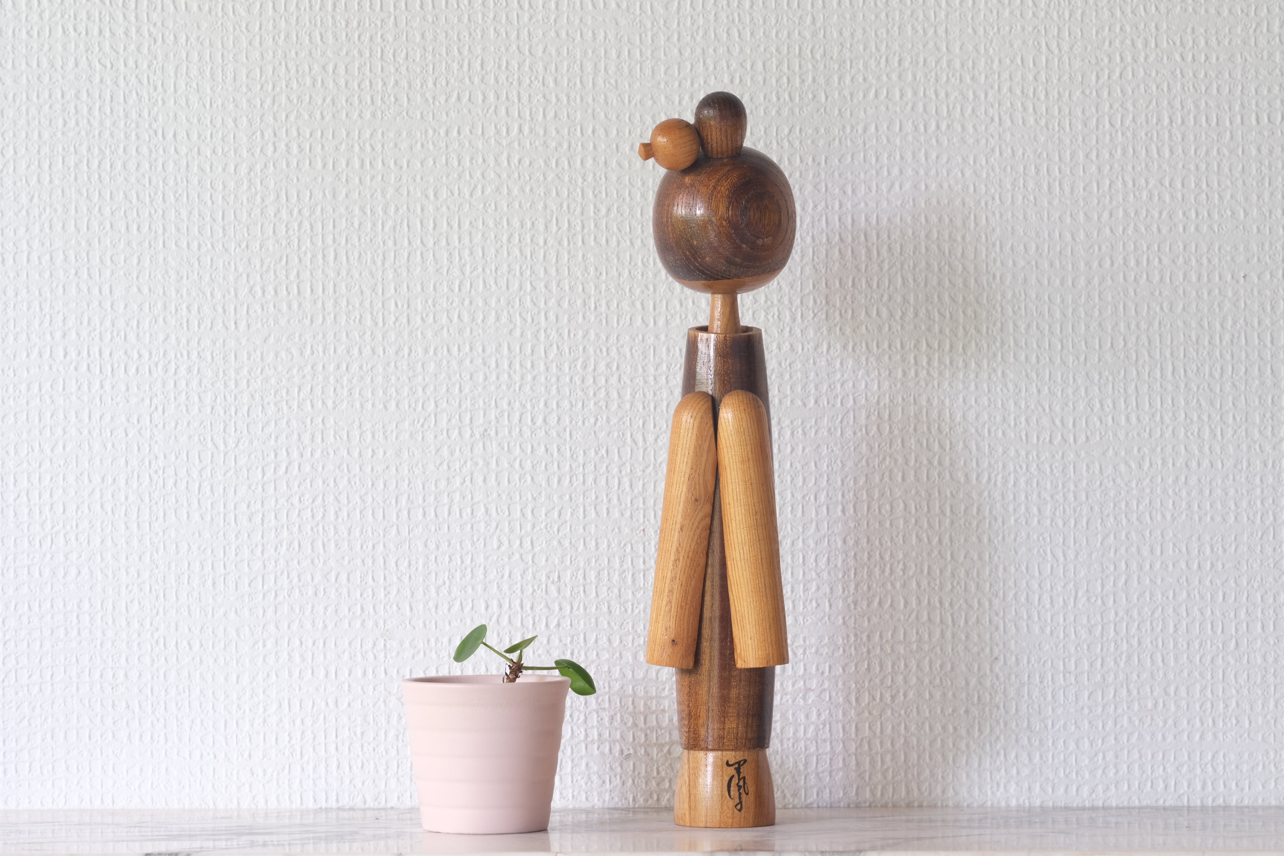 Exclusive Elegant Vintage Creative Kokeshi by Takanashi Hanpuushi | 29 cm