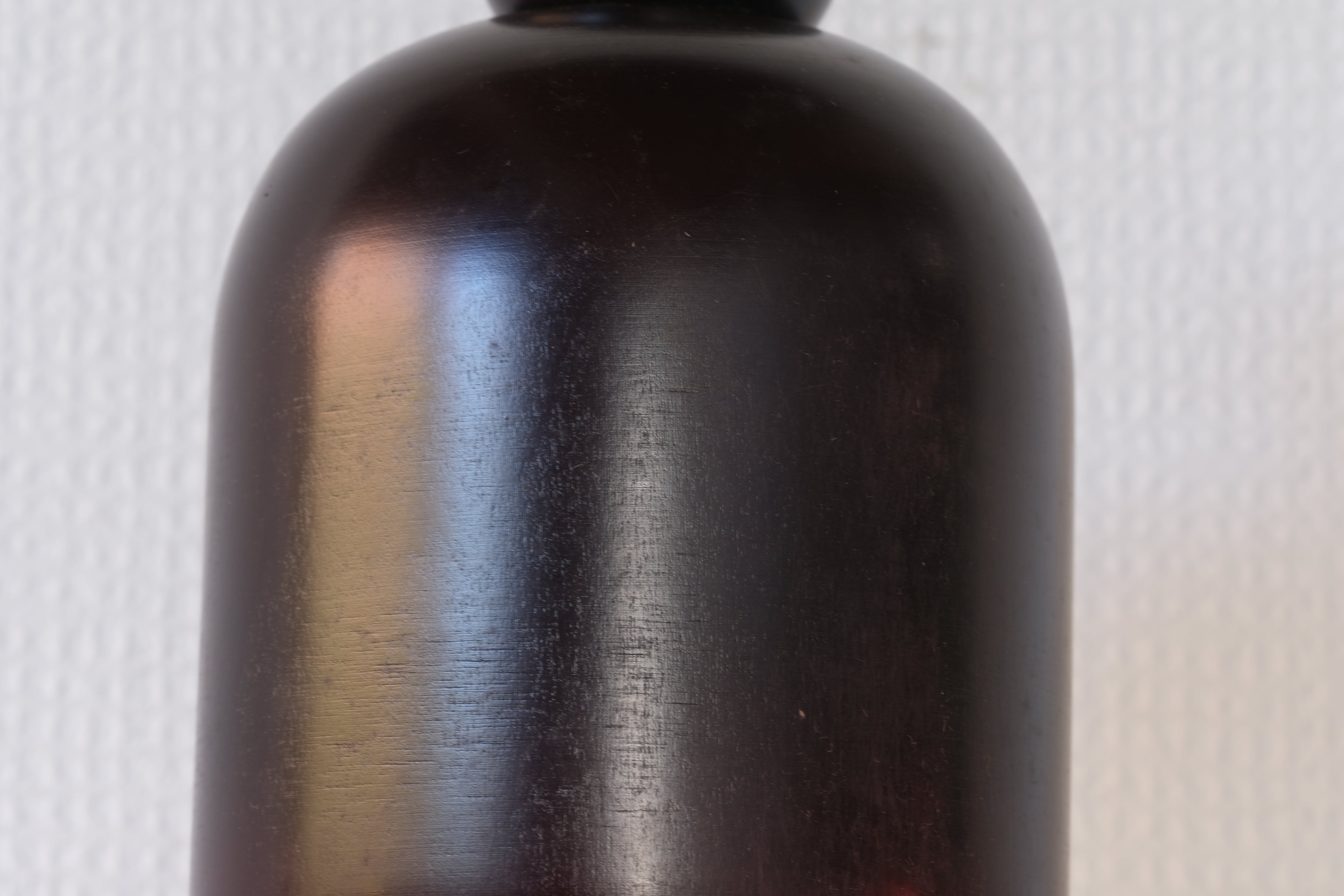 Large Vintage Sosaku Kokeshi by Miyashita Hajime 宮下 はじめ (1940-) | Titled: やすらぎ - Yasuragi - Peace | With Original Box | 33,5 cm