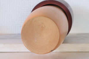 Large Vintage Sosaku Kokeshi by Miyashita Hajime 宮下 はじめ (1940-) | Titled: やすらぎ - Yasuragi - Peace | With Original Box | 33,5 cm