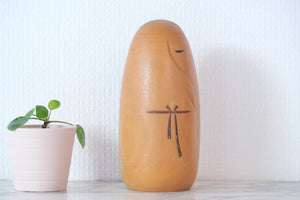 Rare Vintage Creative Kokeshi By Tsujita Ryozo (1923-) | 16 cm