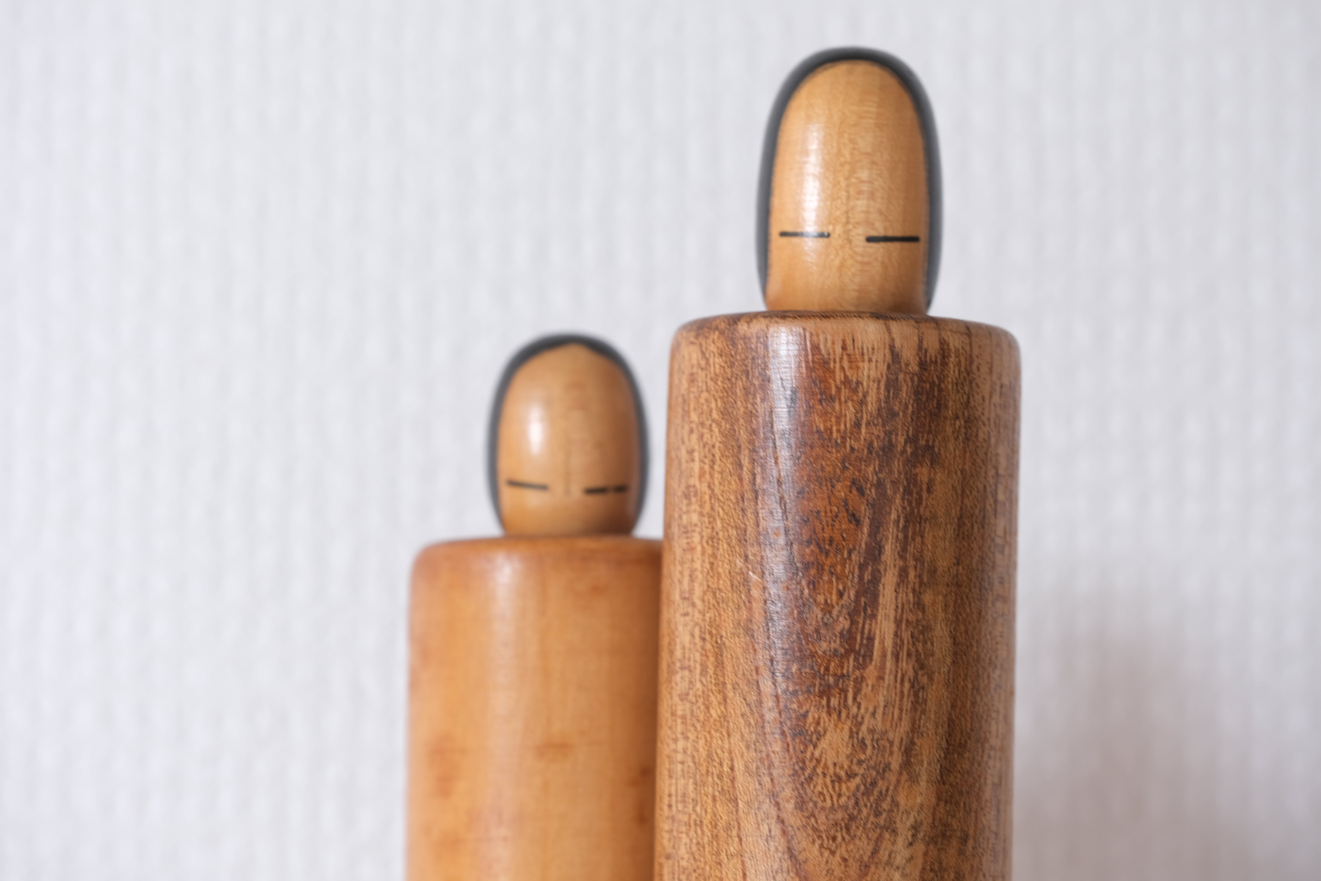 Rare Set of Sosaku Kokeshi by Shozan Shido (1932-1995) | 23,5 cm