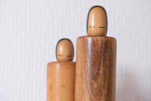 Rare Set of Sosaku Kokeshi by Shozan Shido (1932-1995) | 23,5 cm