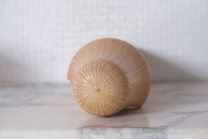 Vintage Creative Kokeshi by Katase Kahei  片瀬快平 (1922-2015) | Titled: 'Oboroya - Clouded Moon' | 17,5 cm