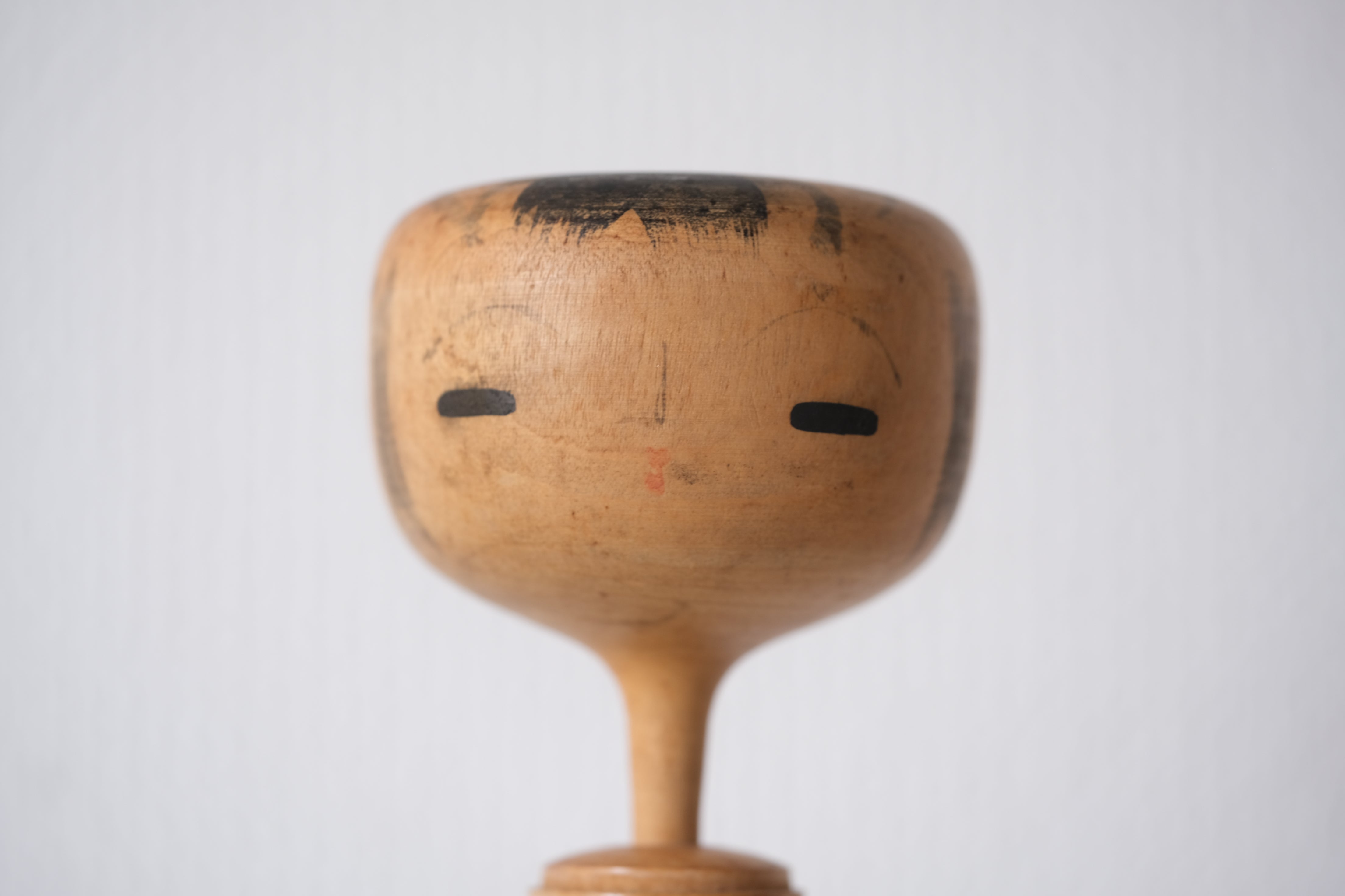 Rare Vintage Creative Kokeshi by Katase Kahei 片瀬快平 (1922-2015) | Titled: Autumn | 22,5 cm