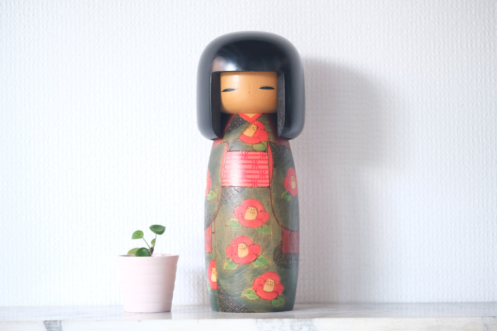 Gumma Kokeshi by Miyagawa Kunio 宮川邦夫 (1933-) | 29,5 cm