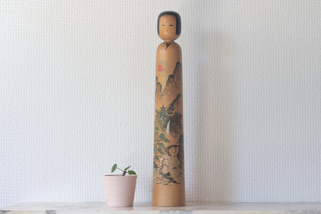 Exclusive Vintage Matagoro Kokeshi | 37,5 cm