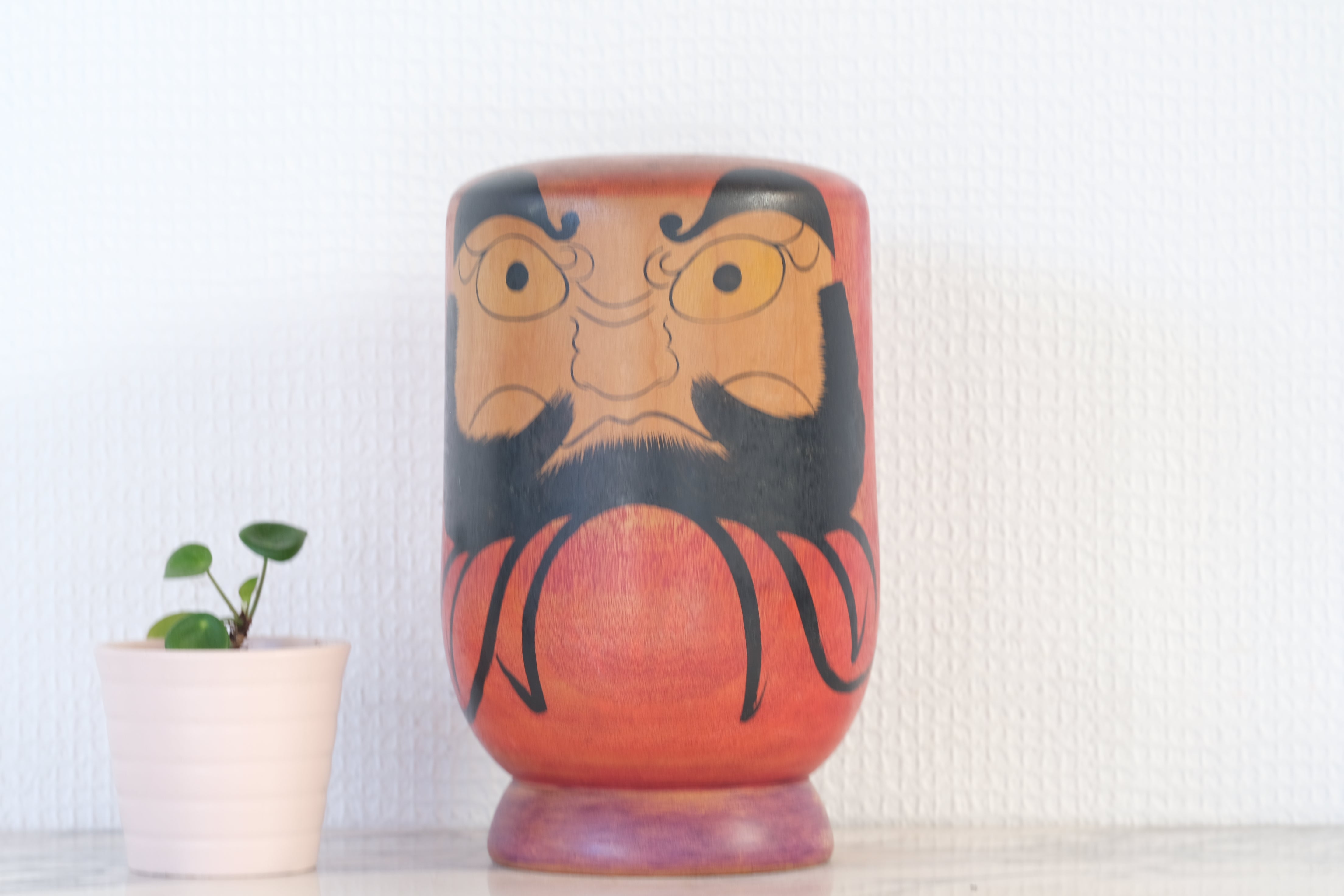 Old Large Vintage Daruma | Dated: 1969 | 18,5 cm