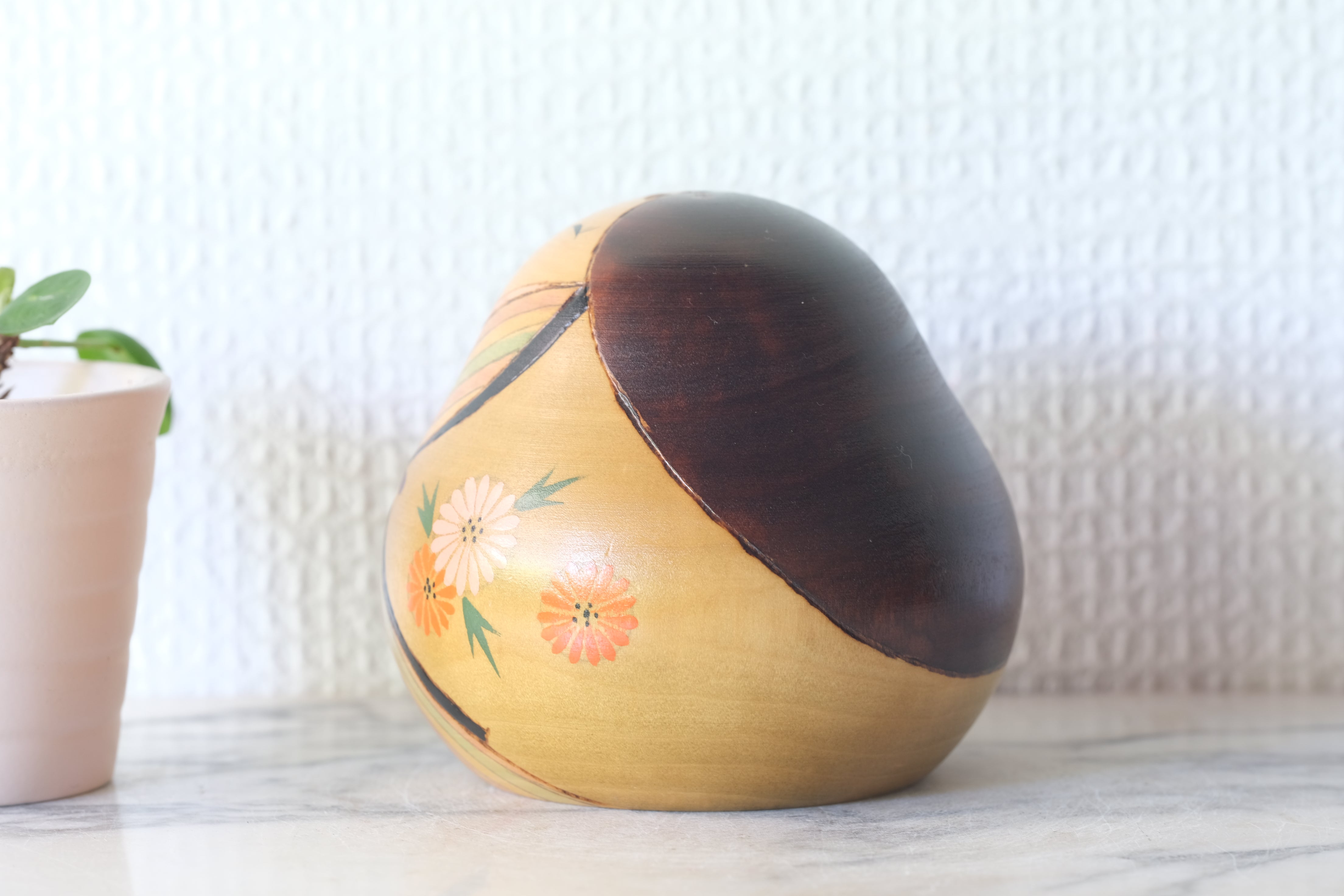 Rare Vintage Kokeshi by Sadao Kishi (1932-1998) | 8 cm