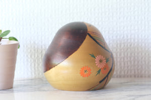 Rare Vintage Kokeshi by Sadao Kishi (1932-1998) | 8 cm