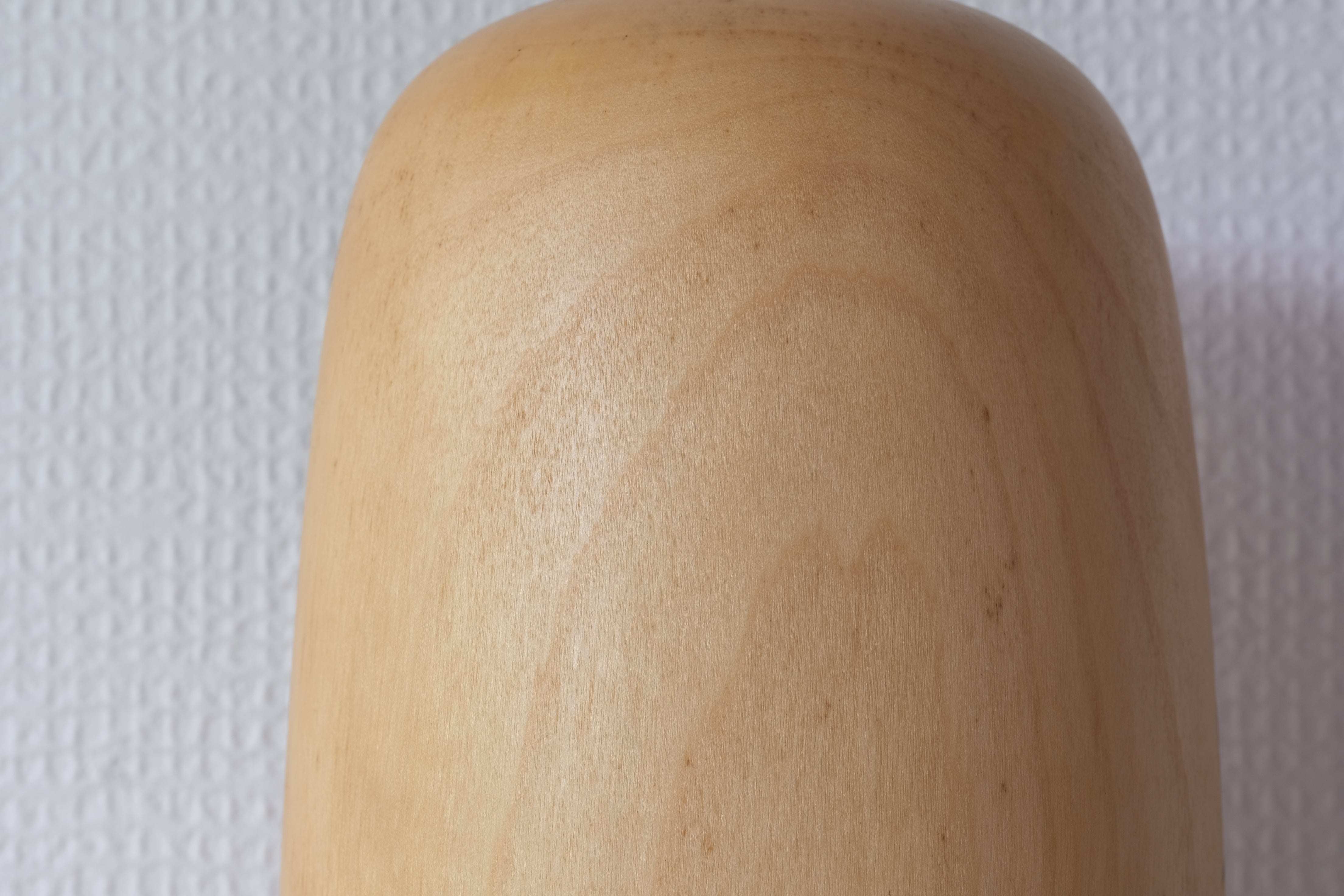 Exclusive Vintage Sosaku Kokeshi by Watanabe Yuji 渡辺雄二 (1951-) | Title: あじさい - Hydrangea | With Original Box | 26 cm