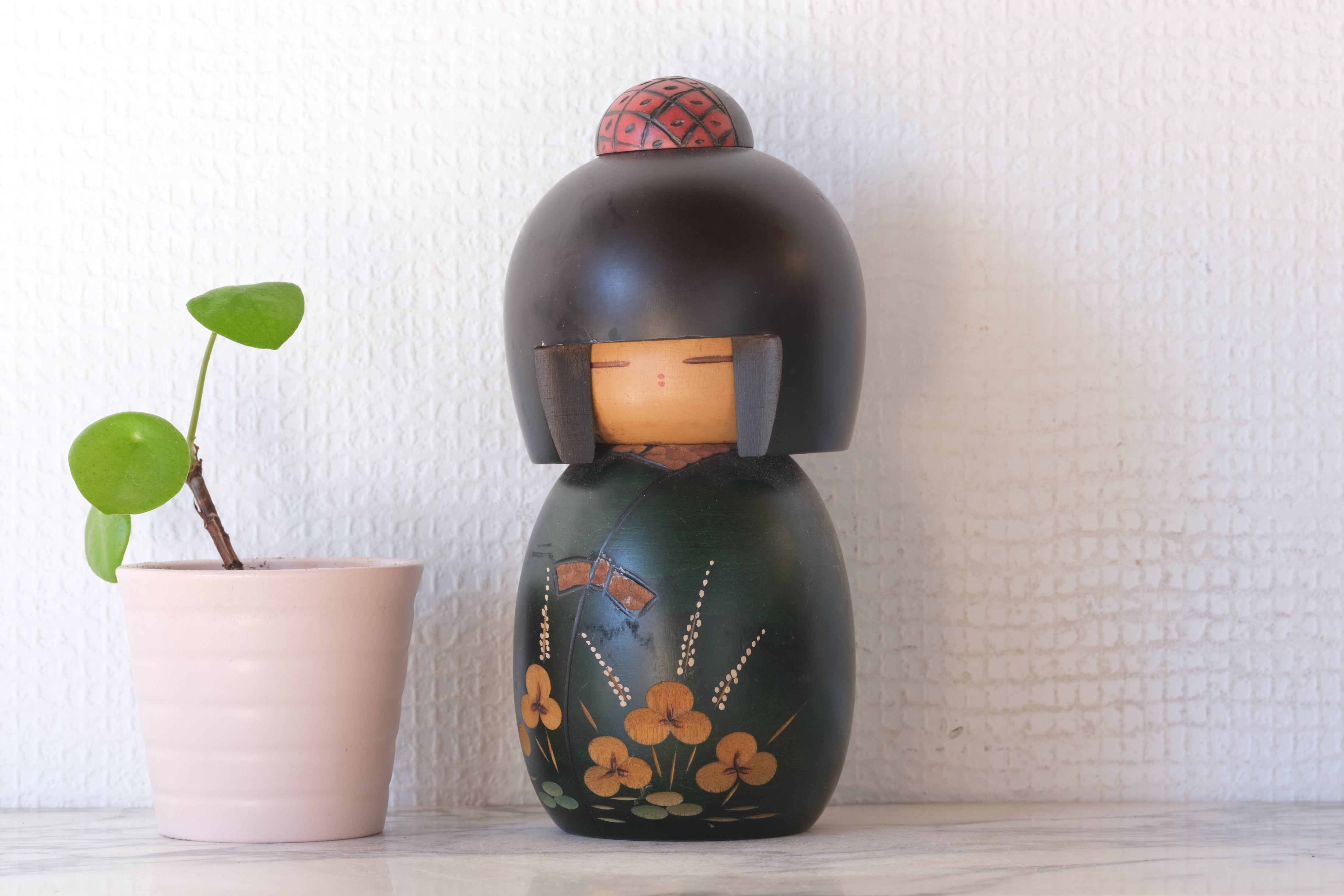 Vintage Gumma Kokeshi by Masae Fujikawa 藤川正衛 (1942-2015) | 16 cm