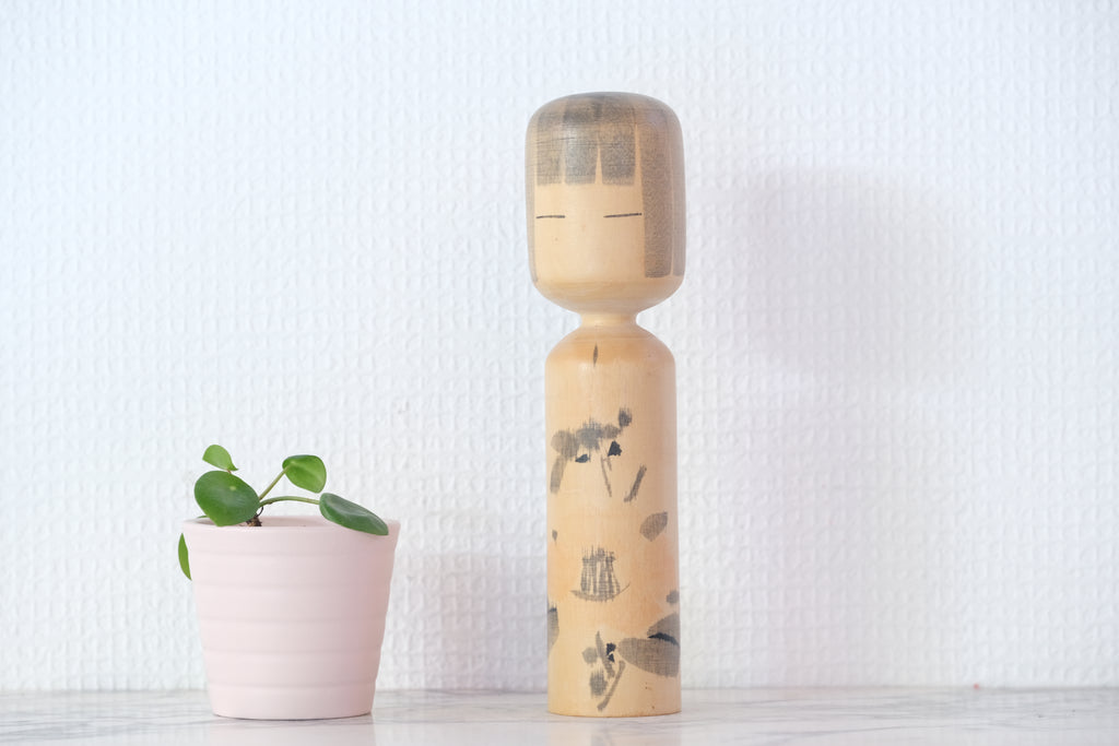 Vintage Creative Kokeshi By Issetsu Kuribayashi (1924-2011) | 19 cm