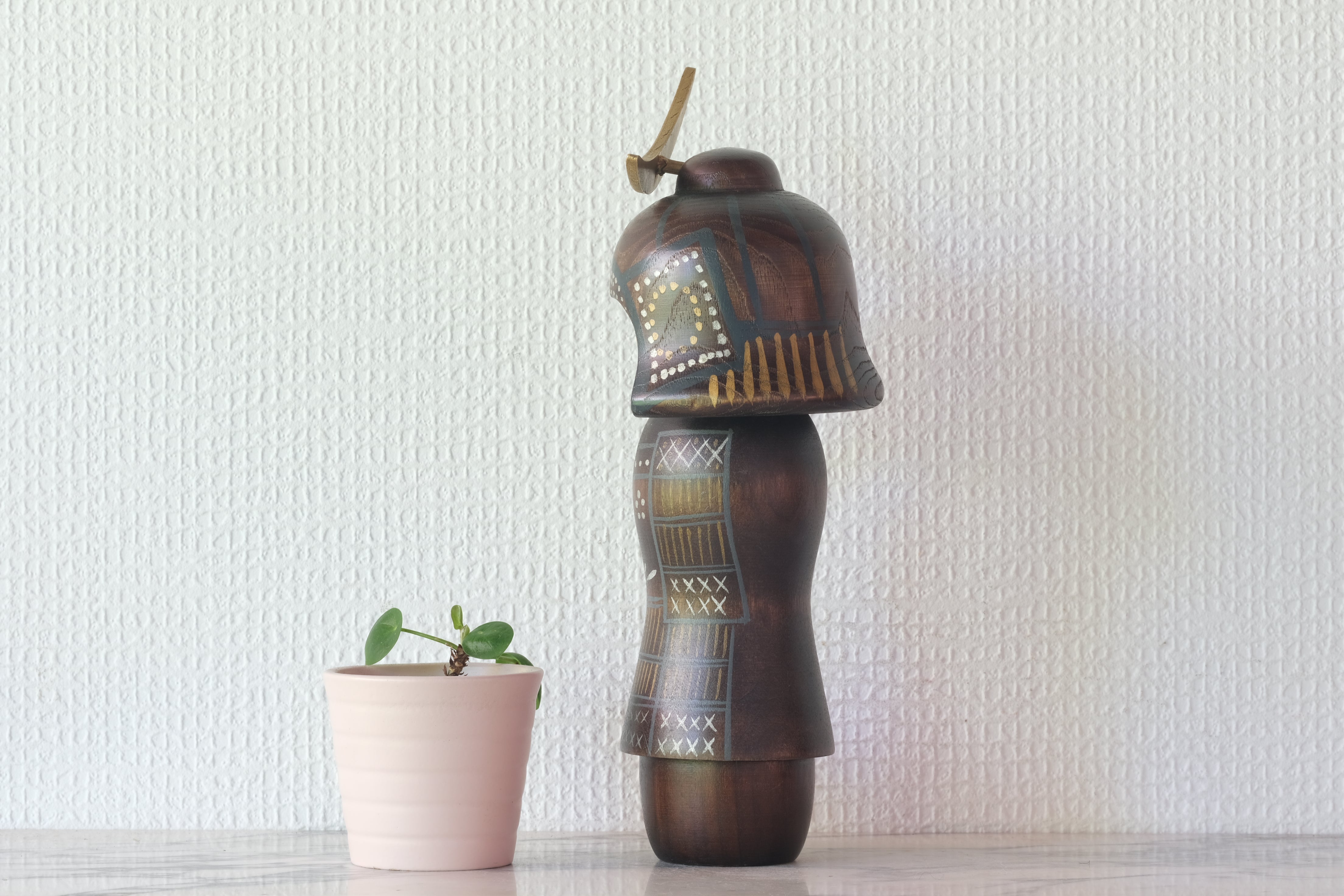 Rare Vintage Sosaku Kokeshi attributed to Sato Suigai 佐藤翠崕 (1920-) | 24 cm