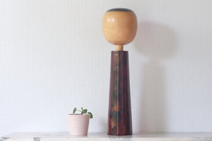 Rare Vintage Creative Kokeshi by Takahashi Hajime (1918-2002) | 36 cm