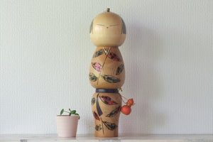 Vintage Creative Kokeshi by Takahashi Hajime (1918 - 2002)| Dated: 1974 | 35,5 cm