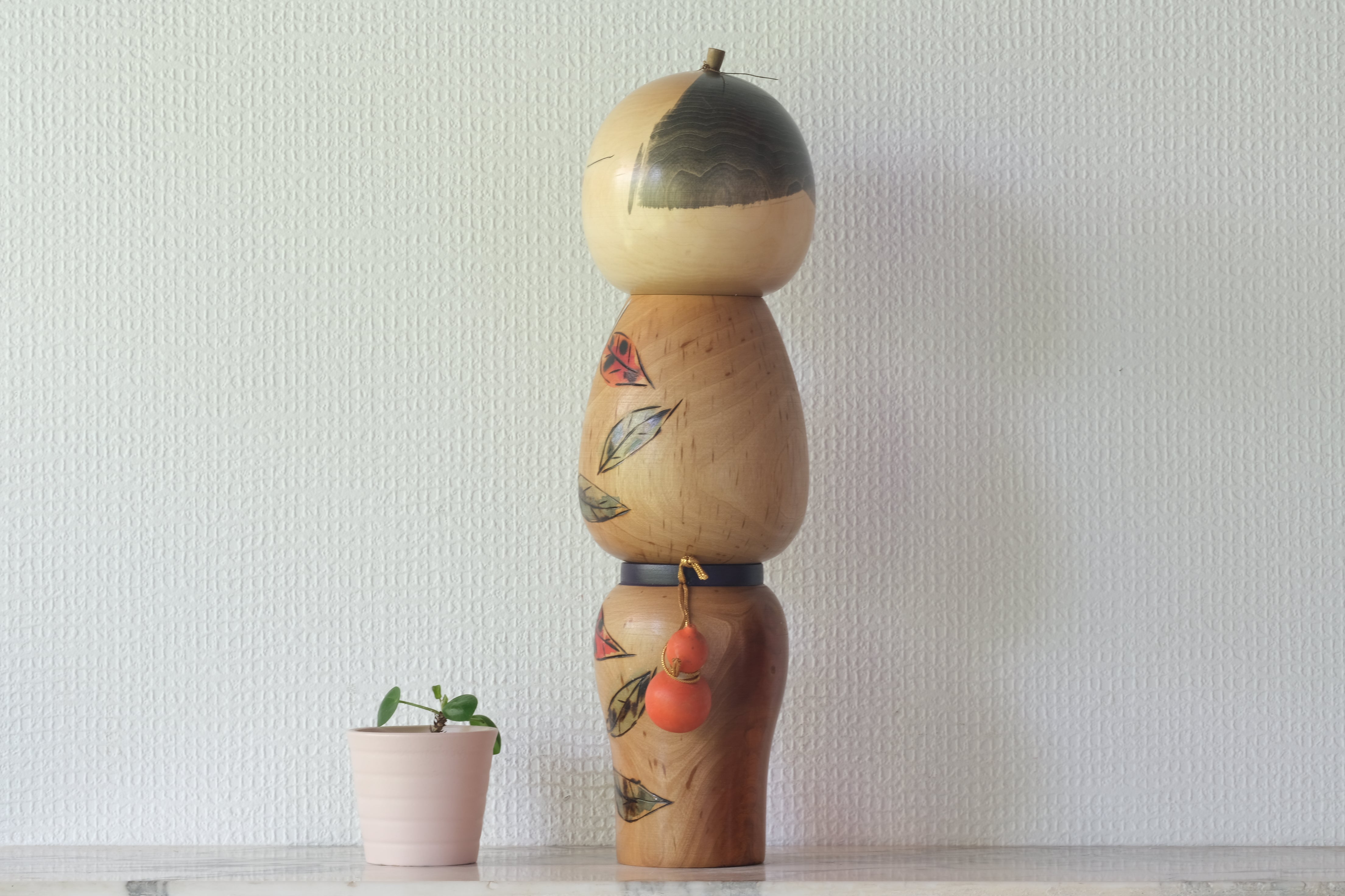 Vintage Creative Kokeshi by Takahashi Hajime (1918 - 2002)| Dated: 1974 | 35,5 cm