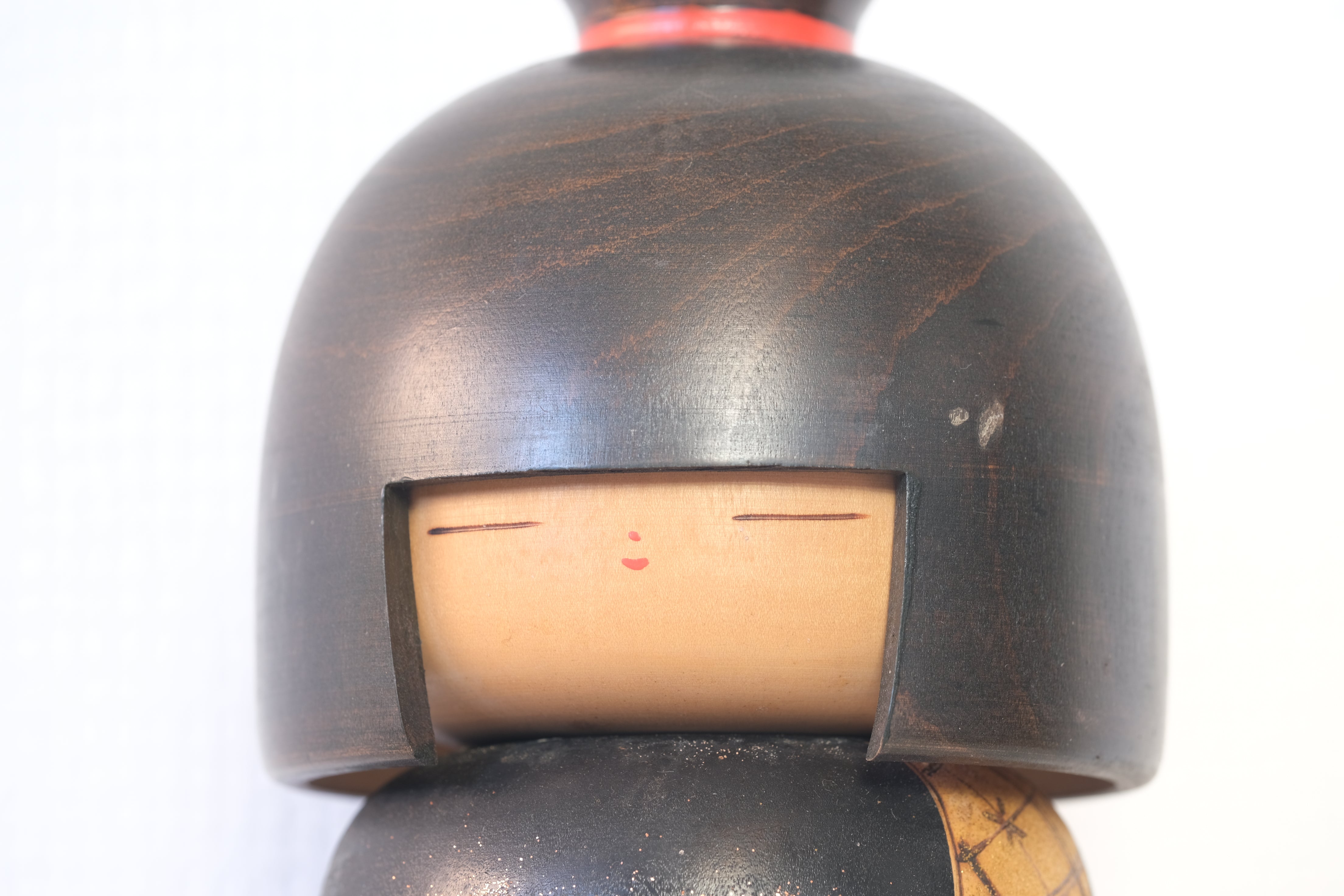 Vintage Gumma Kokeshi With Cranes By Yuji Kawase 川瀬祐志作 (1938-) | With Original Box | 29,5 cm