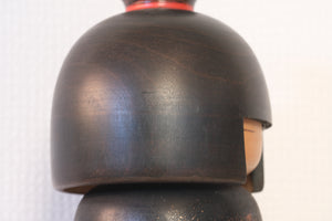 Vintage Gumma Kokeshi With Cranes By Yuji Kawase 川瀬祐志作 (1938-) | With Original Box | 29,5 cm
