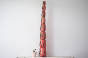 Rare Large Vintage Daruma Tower | 69 cm