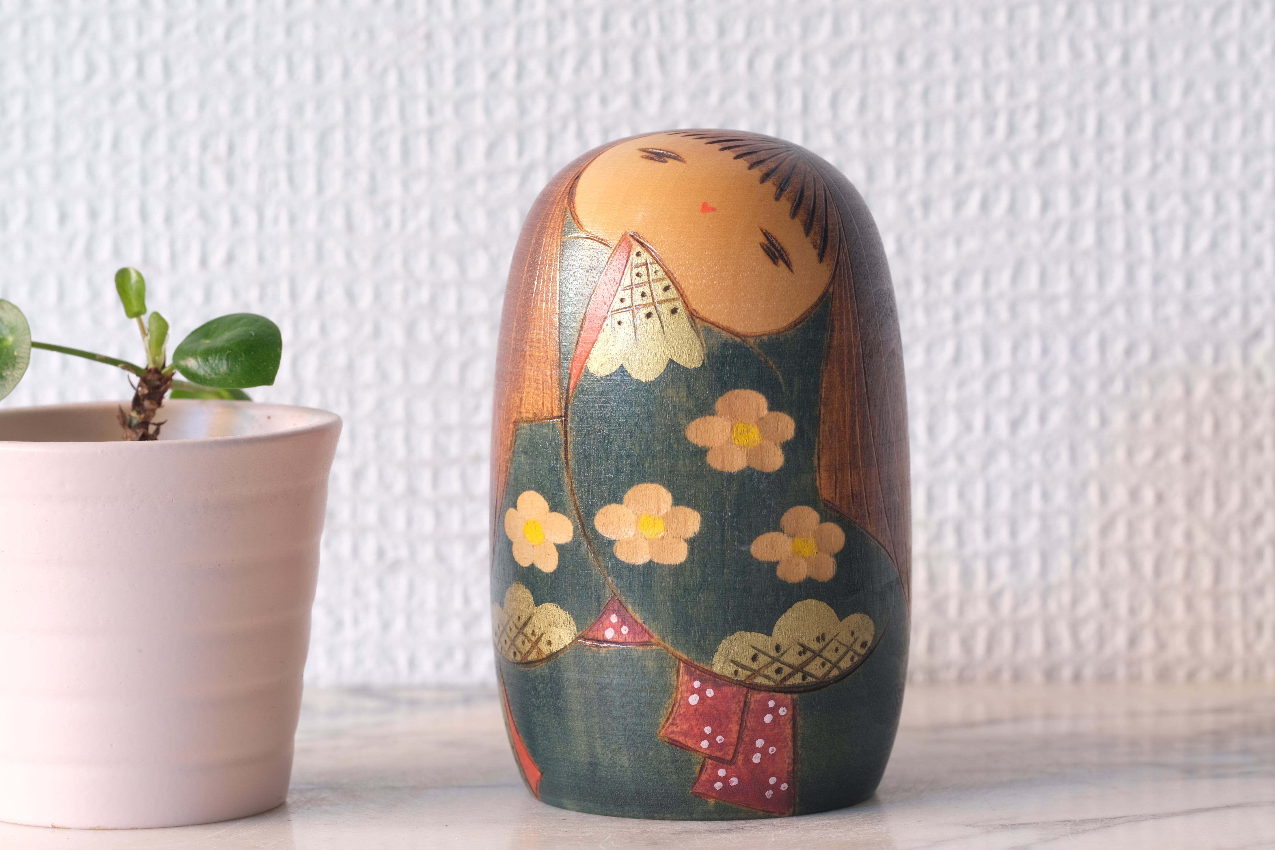 Vintage Creative Kokeshi by Miyagawa Kunio 宮川邦夫 (1933-) | 10 cm