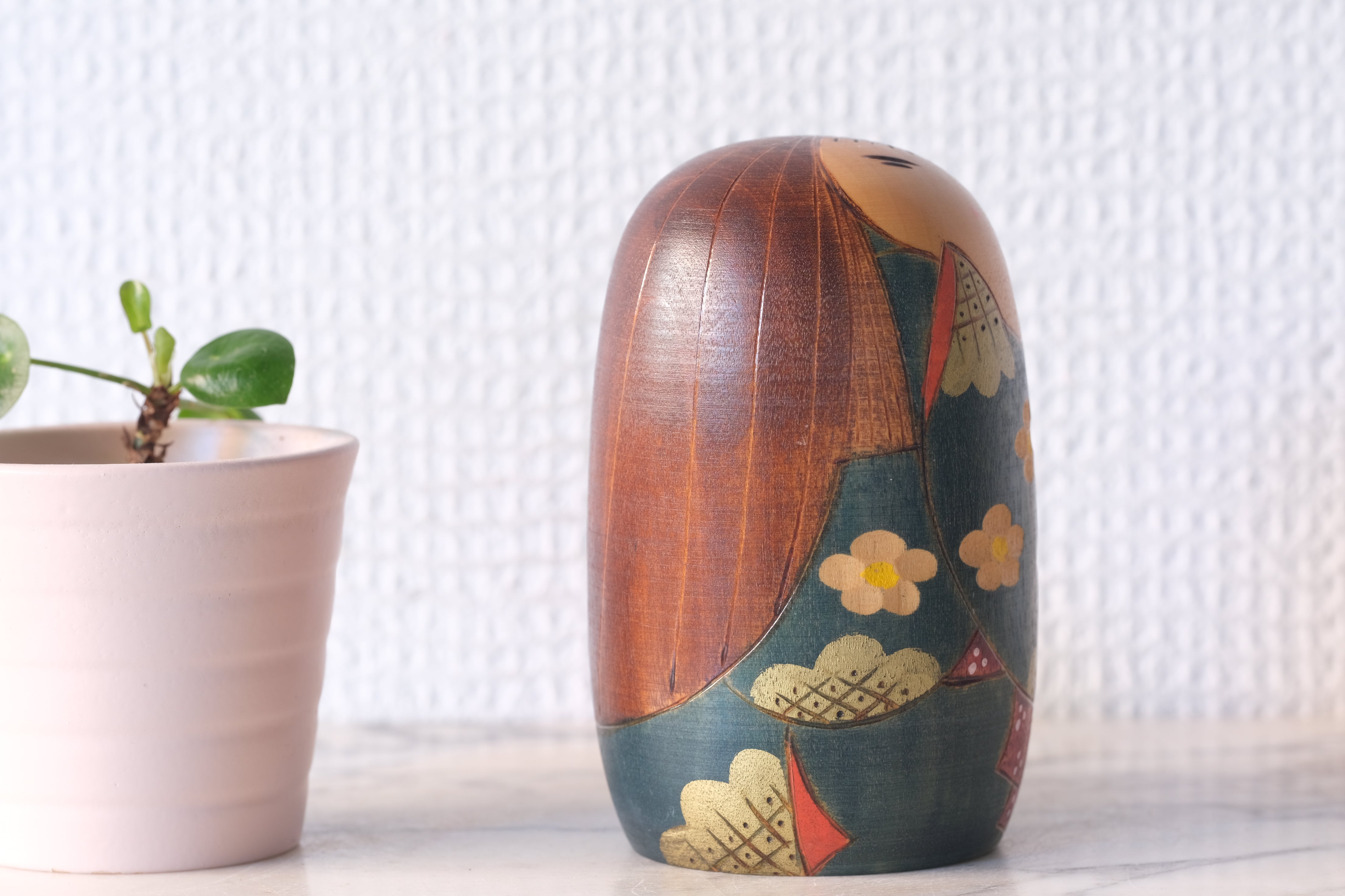 Vintage Creative Kokeshi by Miyagawa Kunio 宮川邦夫 (1933-) | 10 cm