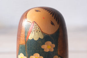 Vintage Creative Kokeshi by Miyagawa Kunio 宮川邦夫 (1933-) | 10 cm