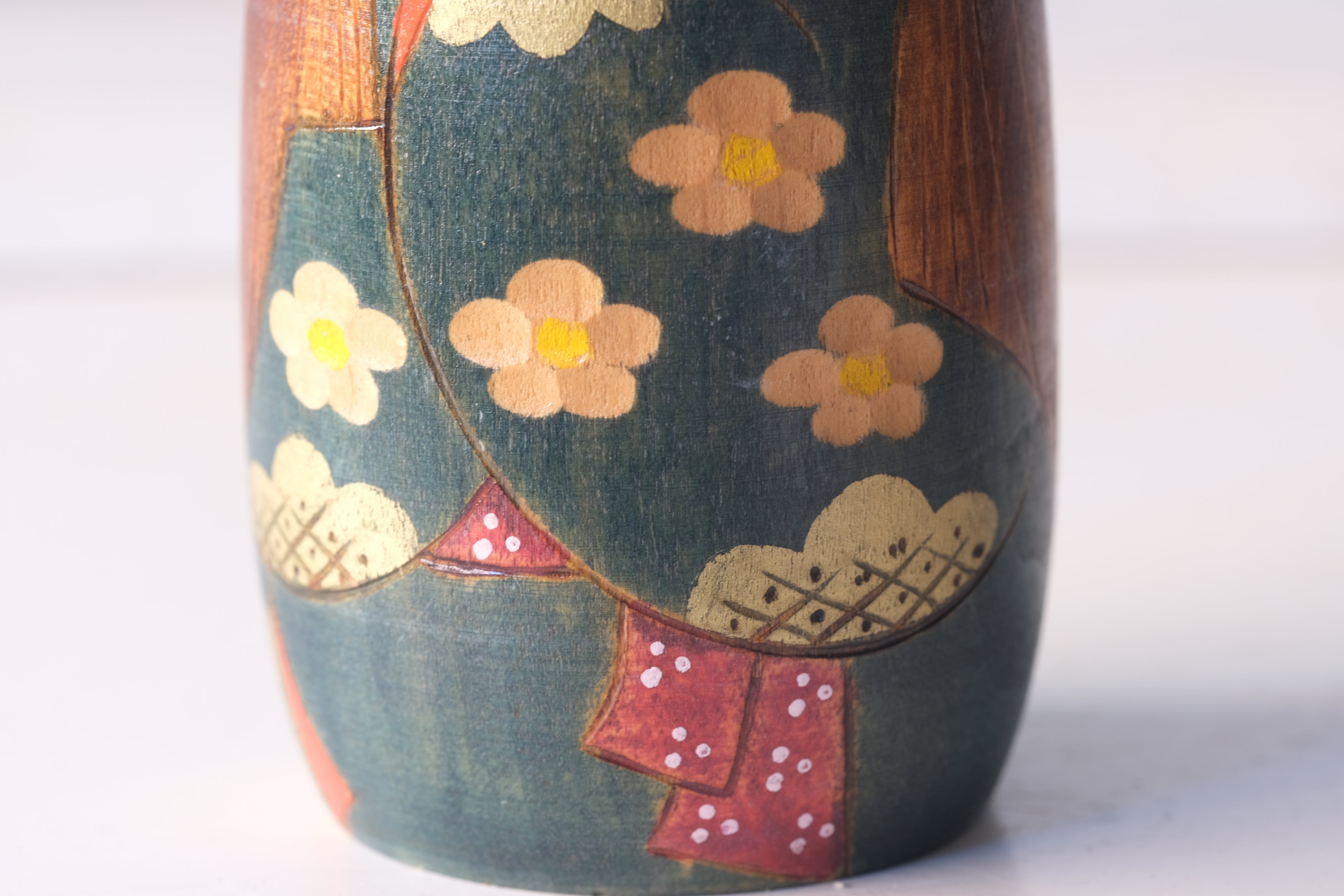 Vintage Creative Kokeshi by Miyagawa Kunio 宮川邦夫 (1933-) | 10 cm