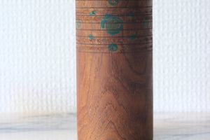 Vintage Creative Kokeshi By Miyajima Muhitsu (1929-) | Titled: 'Kitaguni - Wintry Weather' | 24 cm