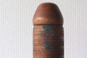 Vintage Creative Kokeshi By Miyajima Muhitsu (1929-) | Titled: 'Kitaguni - Wintry Weather' | 24 cm